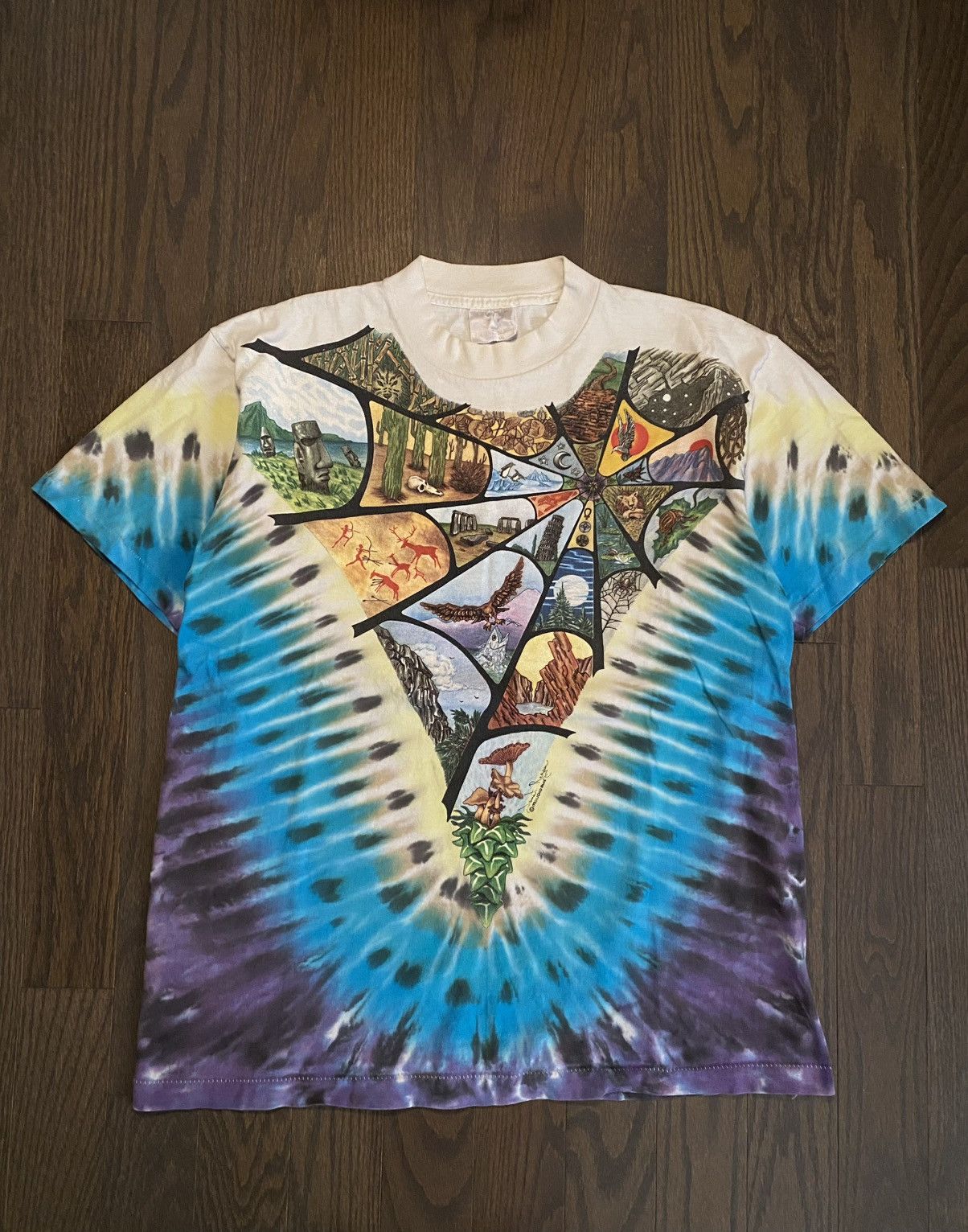 Liquid Blue Vintage Rare 1990 Liquid Blue Tee Size US XL / EU 56 / 4 - 1 Thumbnail