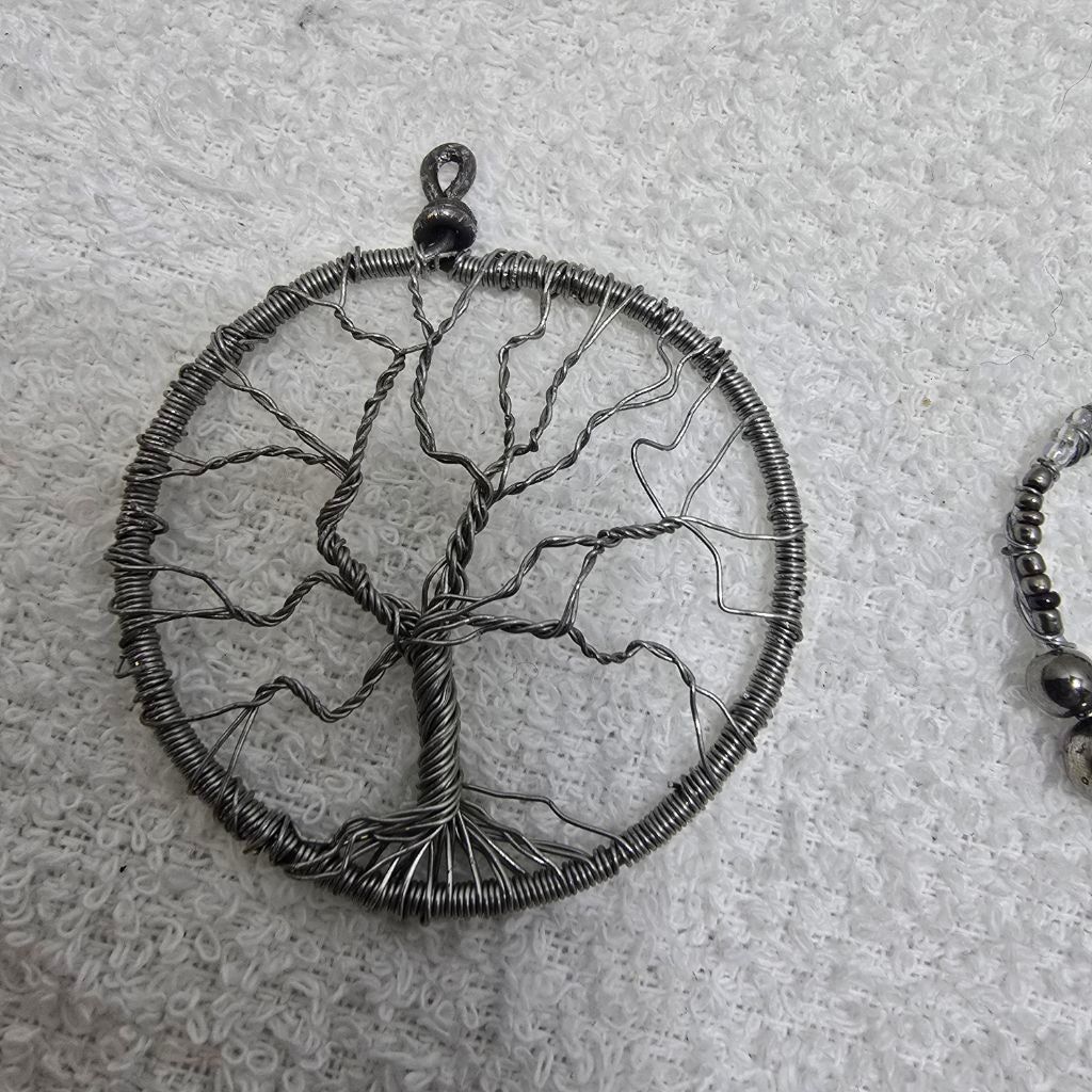 The Unbranded Brand Women's Unbranded Silver Wire Tree of Life & Heart pendants Size ONE SIZE - 4 Thumbnail