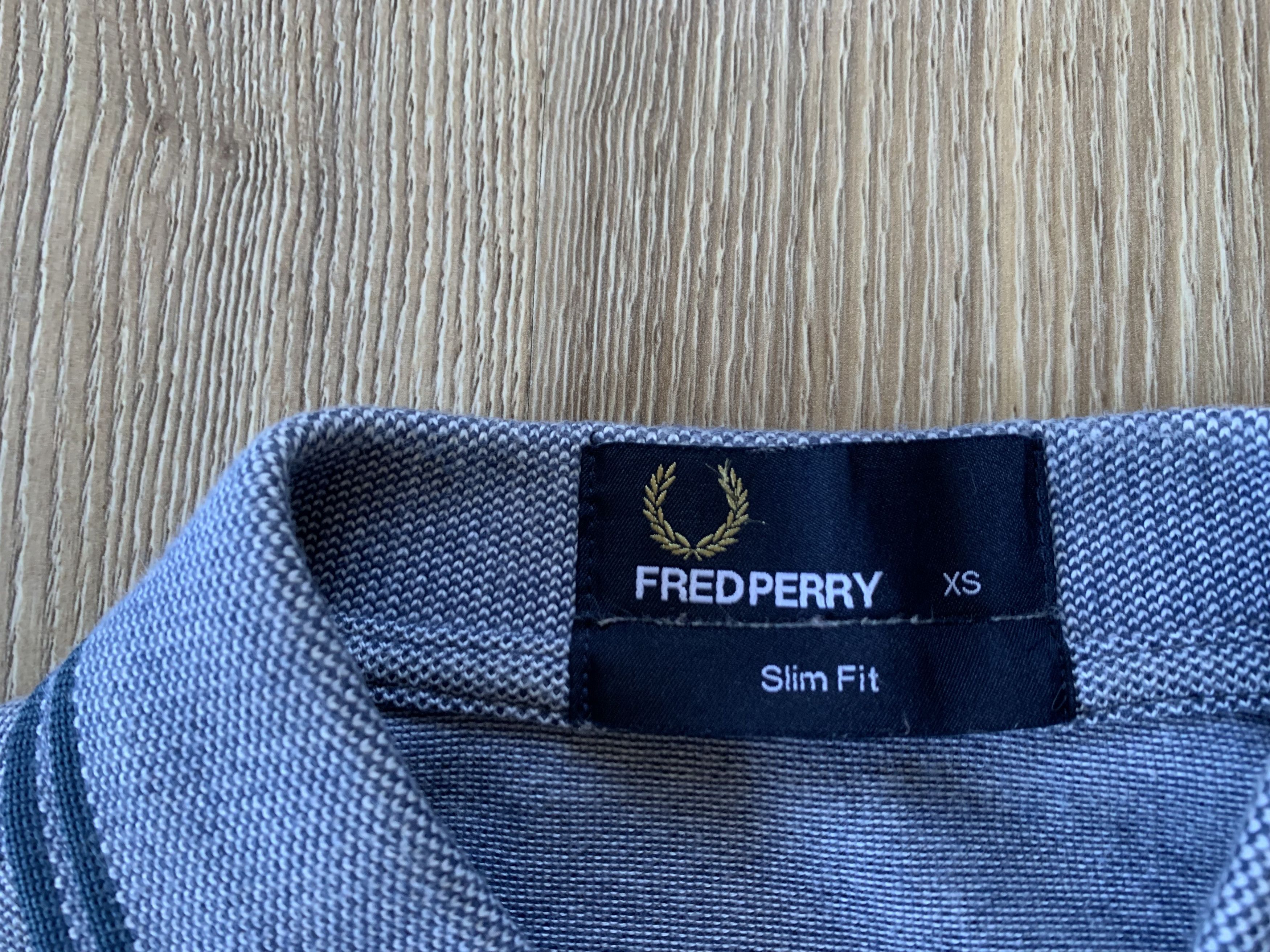 Fred Perry × Vintage Fred Perry Slim Fit Cotton Light Blue Polo Size US XS / EU 42 / 0 - 5 Thumbnail