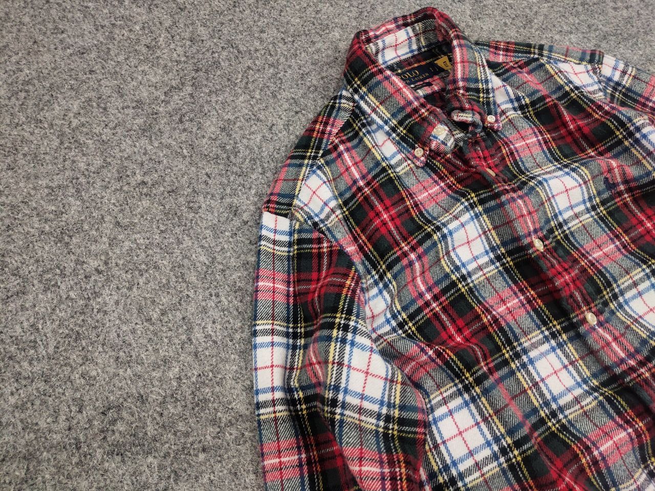 Polo Ralph Lauren Vintage Polo Ralph Lauren Flannel Shirt Y2K Style Custom fit Size US S / EU 44-46 / 1 - 8 Thumbnail