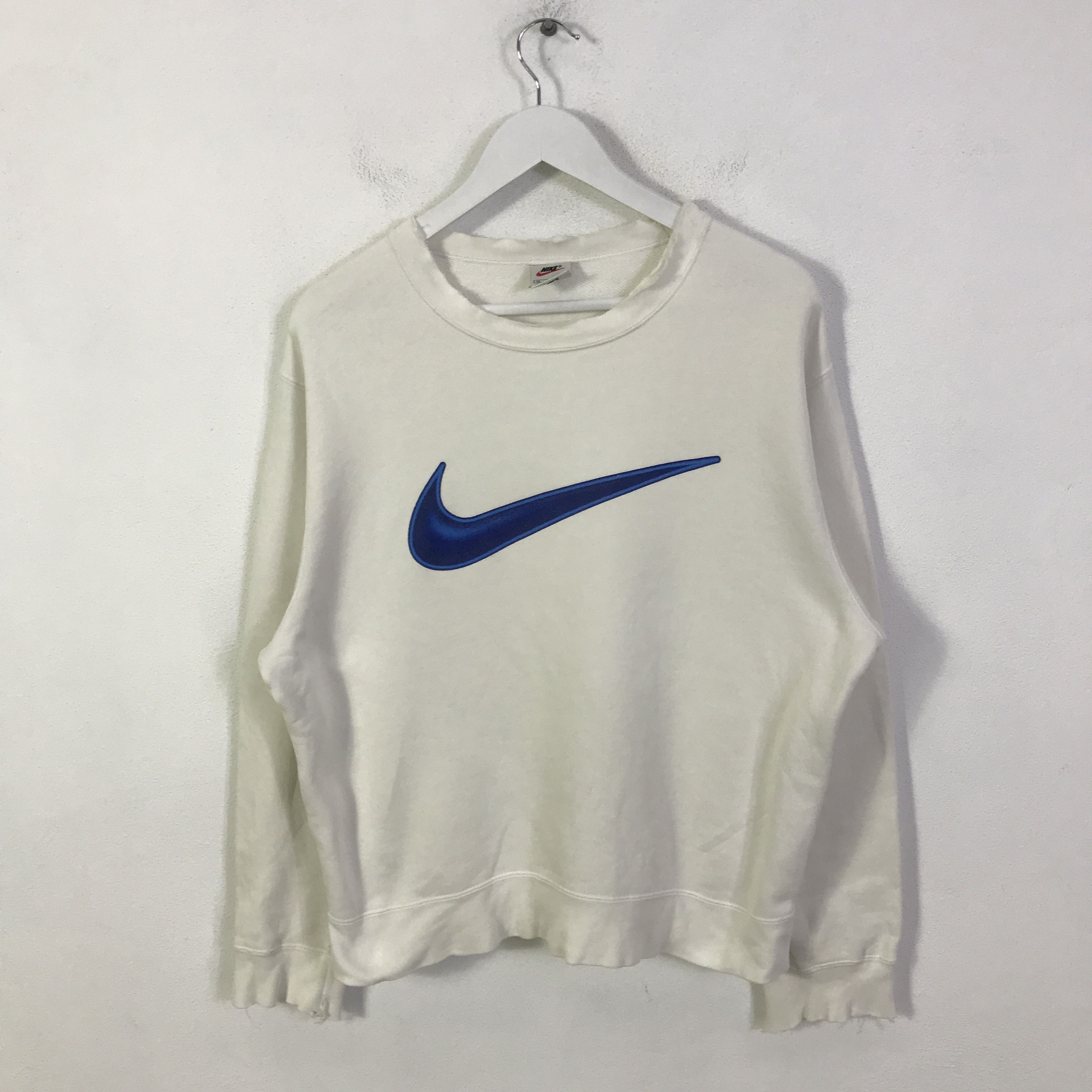 Nike 90s Nike Distressed sweatshirts K127B8 Size US M / EU 48-50 / 2 - 1 Thumbnail