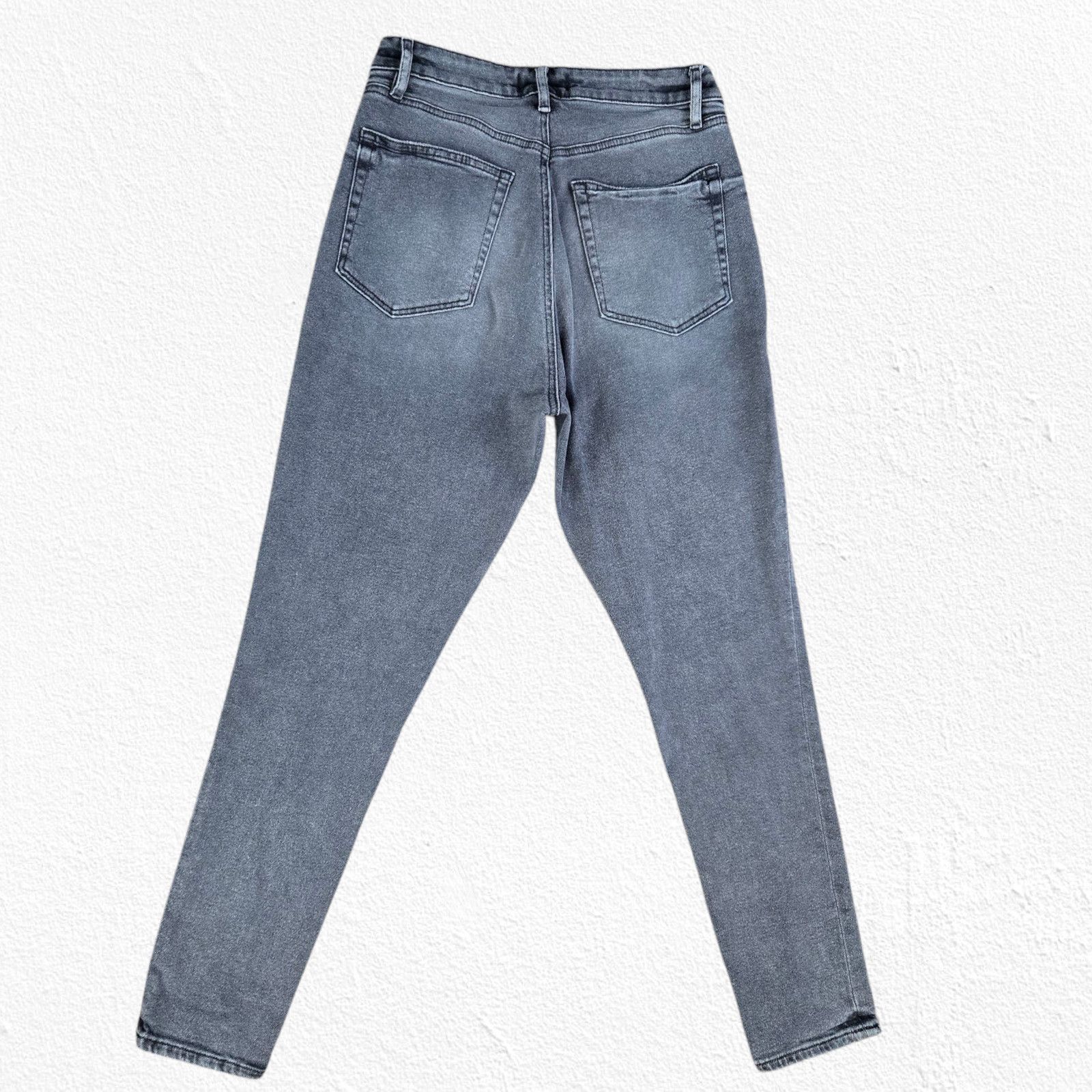 Loft LOFT Gray Wash High Rise Ankle Skinny Jeans Size 6 Size 28" / US 6 / IT 42 - 7 Thumbnail