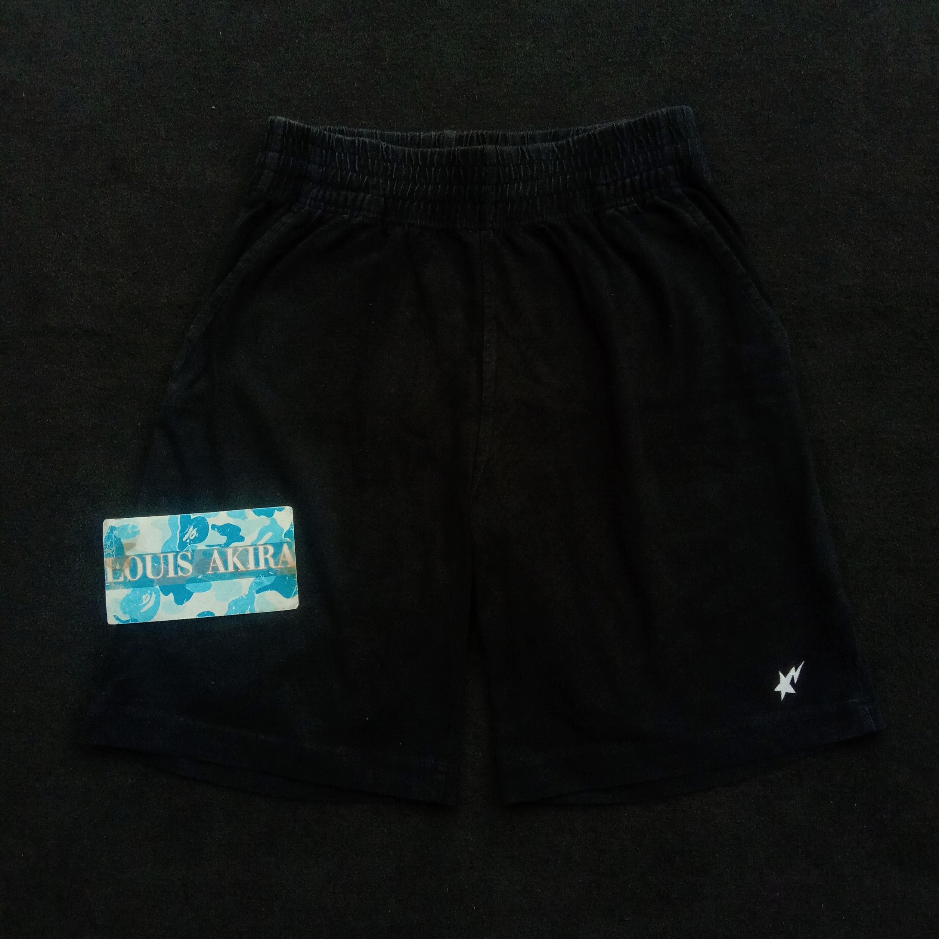 image of Vintage Bape Sta Shorts in Black, Men's (Size 26)
