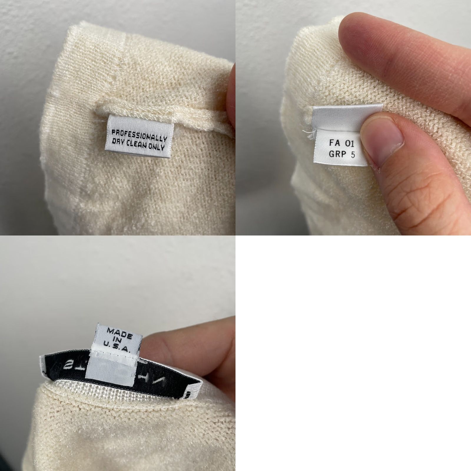 St. John VINTAGE St John Shirt Womens Cropped Sleeveless Wool Knit Cream White Size S 2001 Size S / US 4 / IT 40 - 8 Thumbnail