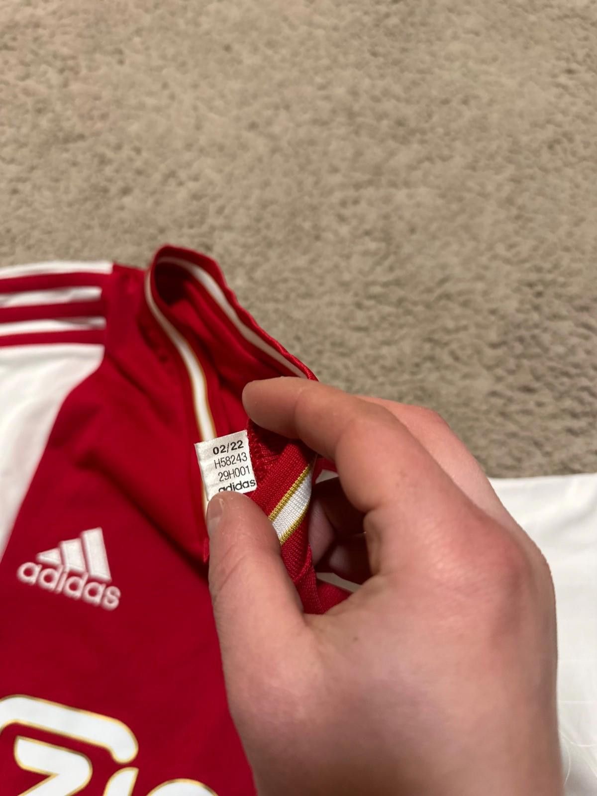 Adidas Adidas AJAX Amsterdam 2022/23 Football Shirt Soccer Jersey Size US S / EU 44-46 / 1 - 5 Thumbnail
