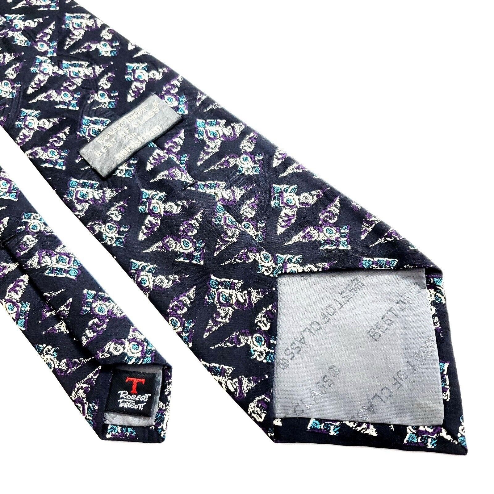 Robert Talbott Robert Talbott Best Of Class Nordstrom Blue Purple Teal Prin Size ONE SIZE - 6 Thumbnail