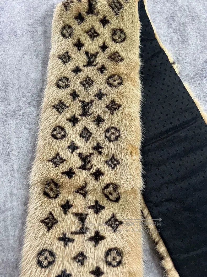 Louis Vuitton Louis Vuitton Leopard Mink Fur Scarf . Size ONE SIZE - 3 Thumbnail