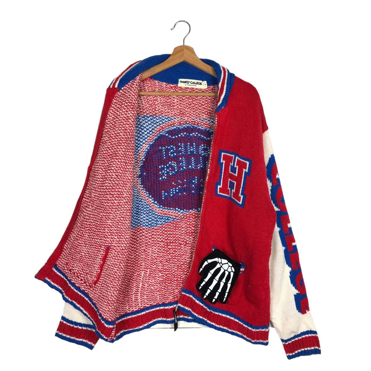Hysteric Glamour VINTAGE KNIT JACKET HONEST COLLEGE INSPIRE HYSTERIC GLAMOUR Size US M / EU 48-50 / 2 - 8 Thumbnail