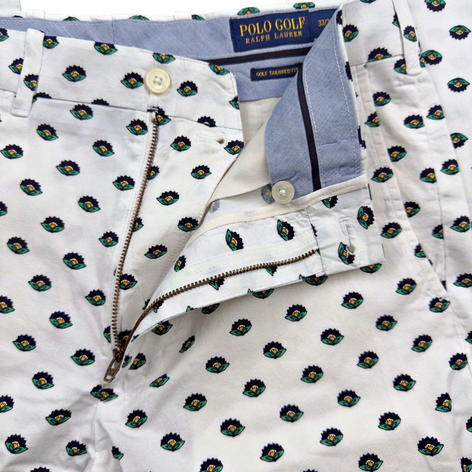 Polo Ralph Lauren Polo Golf Ralph Lauren Chino Tailored Pants Floral 33x30 Size US 33 - 5 Thumbnail