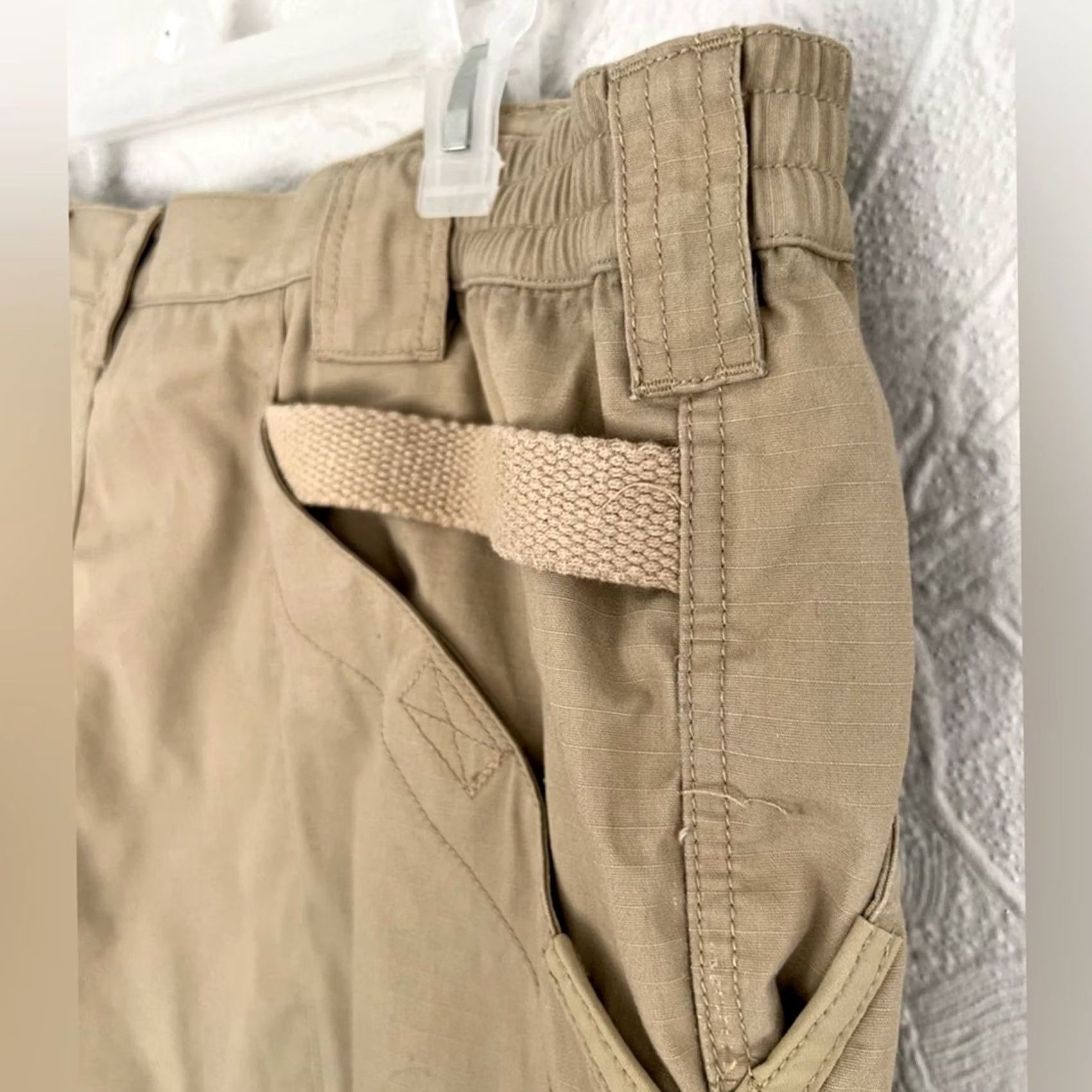 Vintage 5.11 Tactical Taclite Pro Ripstop Pant w/8 Pockets - Mens Cargo Pants 42 Regular Tan/Khaki 42X30 74273 Size US 42 / EU 58 - 6 Thumbnail