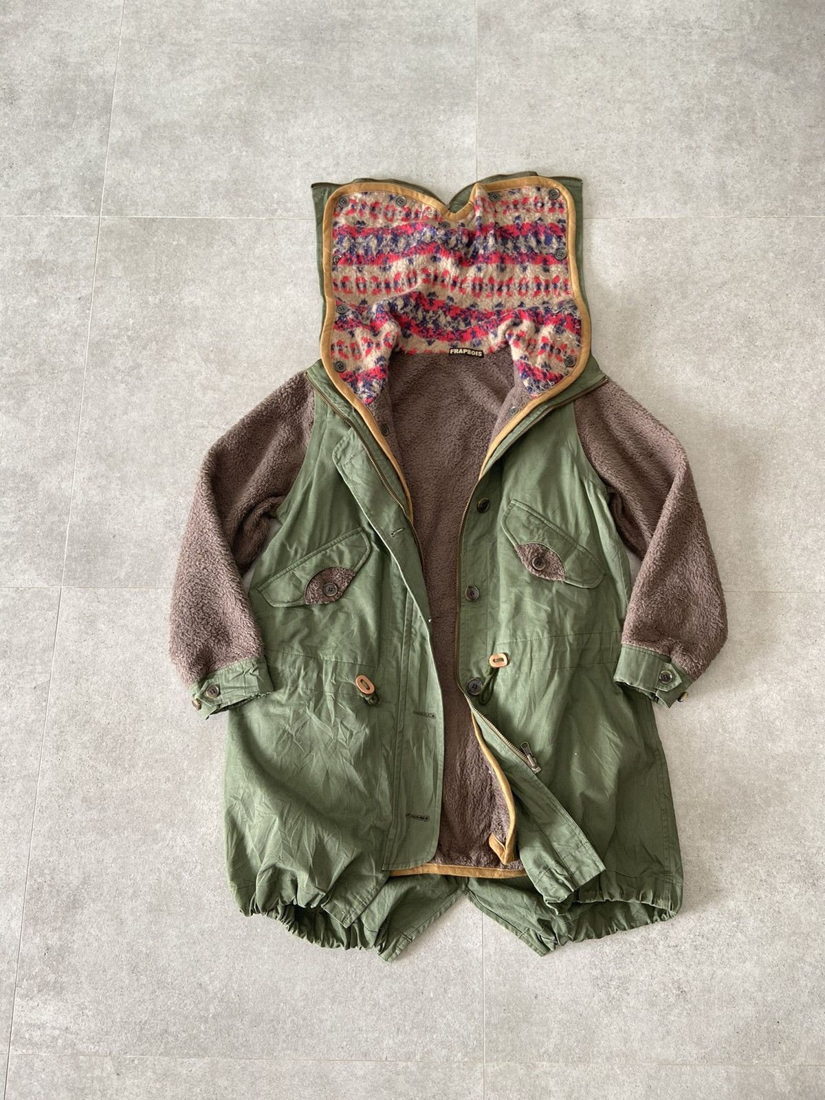 Issey Miyake Frapbois military Parka jacket Size US S / EU 44-46 / 1 - 2 Thumbnail