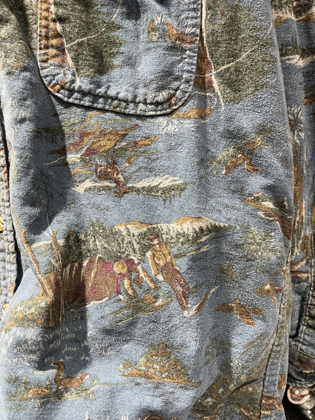 Other Vintage Ozarks Wilderness Outdoor Camping Hunting Shirt XL/L Size US XL / EU 56 / 4 - 3 Thumbnail