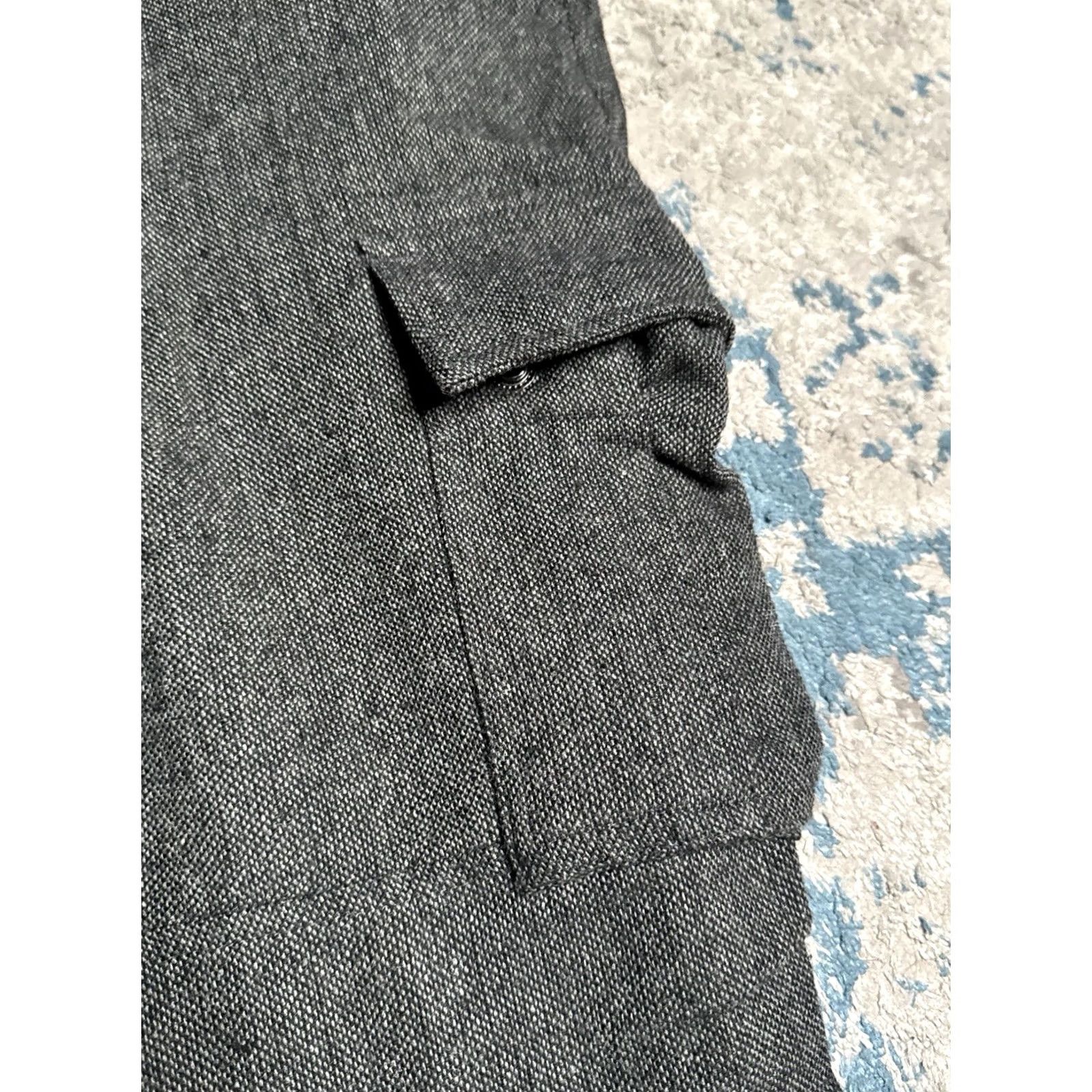 Vintage Richie Le Knit Cargo Pants Charcoal Size 30 Men Pants Knit Cargo Techwear Trousers 30in Inseam Gray Men's Size US 30 / EU 46 - 4 Thumbnail