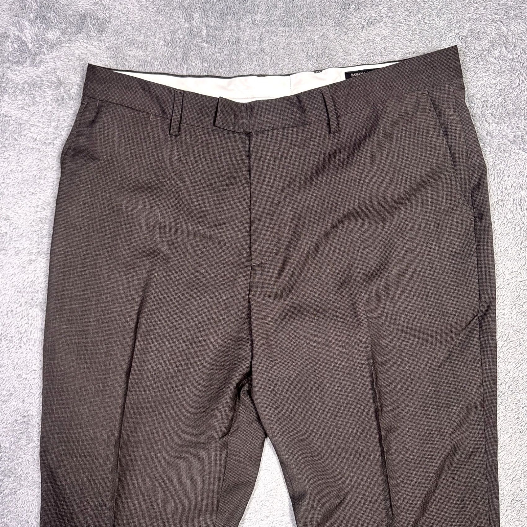 Banana Republic Banana Republic Reda Pants Mens 36x32 Wool Slim Slacks Trouser 1865 Super 110s Dress Pants Size US 36 / EU 52 - 3 Thumbnail