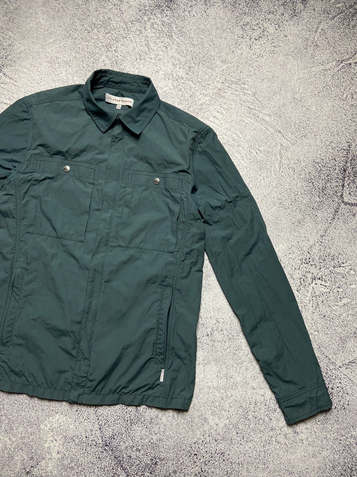Orlebar Brown Orlebar Brown Metal Jacket Nylon Overshirt Designed Style Size US S / EU 44-46 / 1 - 3 Thumbnail