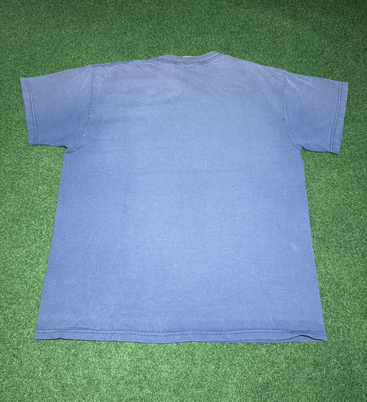 Budweiser Buweiser Beer Logo Vintage 90s Y2K Blue Faded Large T Shirt Size US L / EU 52-54 / 3 - 4 Thumbnail