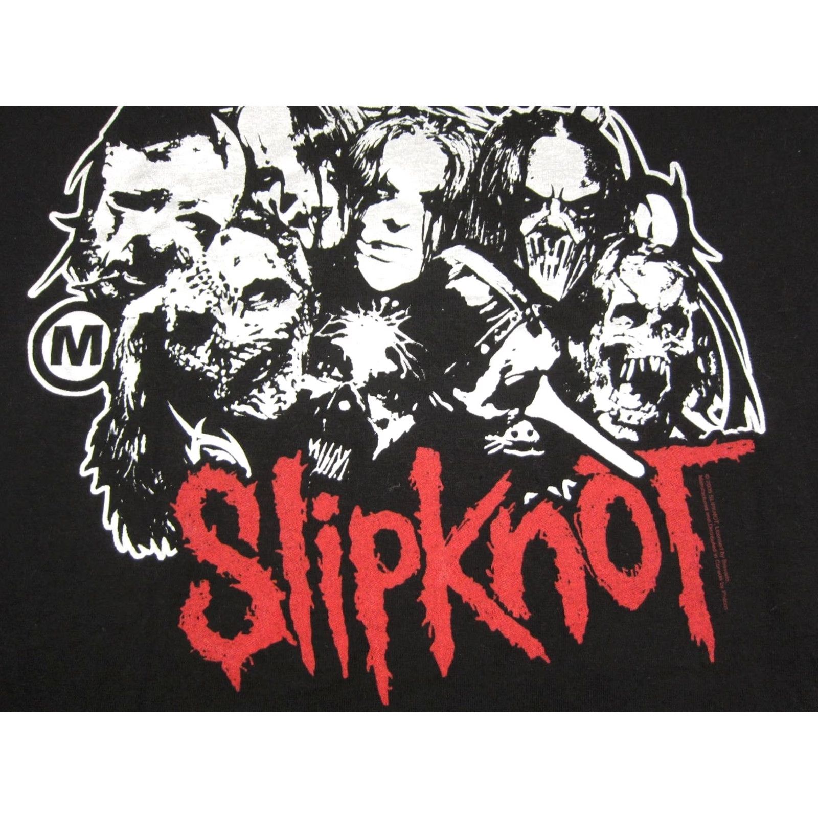 Vintage Nike Shirt XL Black Heavy Metal Band T Mens 90s Slipknot Logo Vintage? Size US XL / EU 56 / 4 - 4 Thumbnail