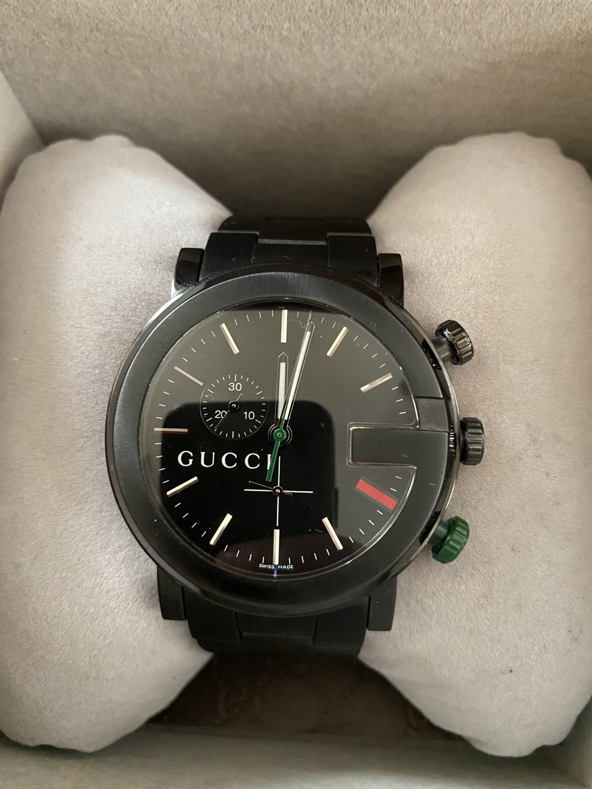 Gucci Gucci G-Chrono Steel Black Size ONE SIZE - 1 Thumbnail