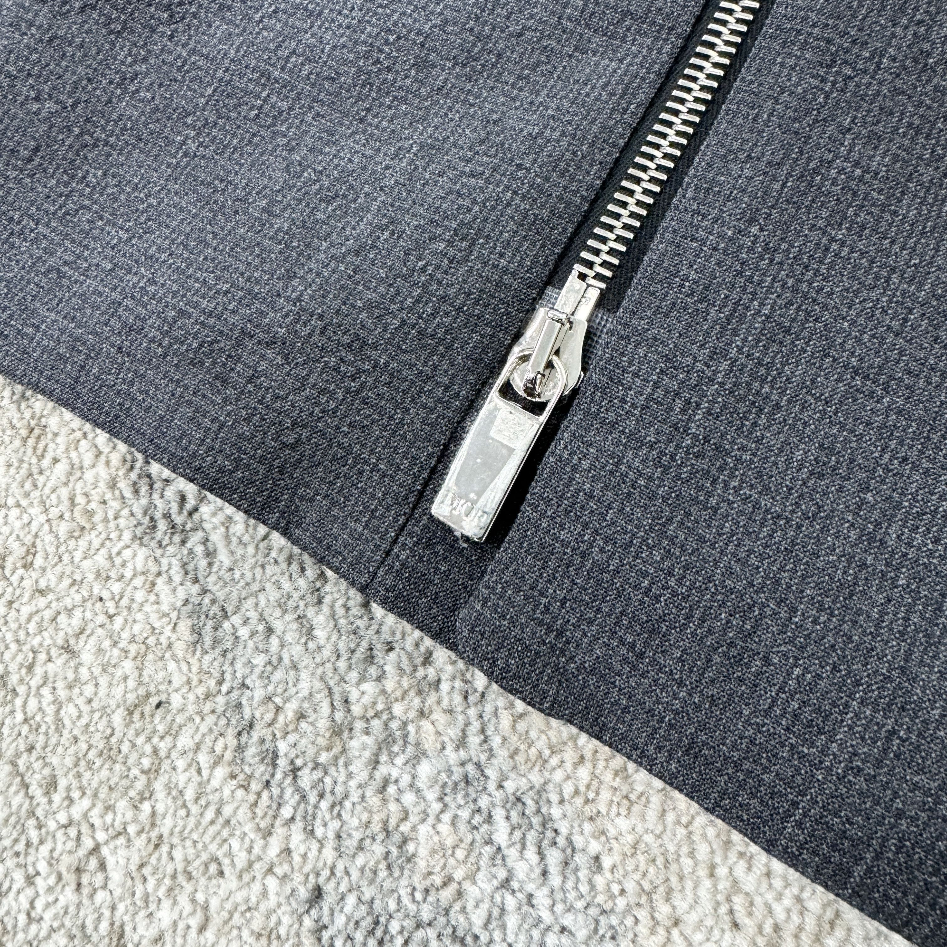 Dior Dior Homme Logo Detailed Zip Up Jacket In Grey RRP £2450 Size US S / EU 44-46 / 1 - 4 Thumbnail