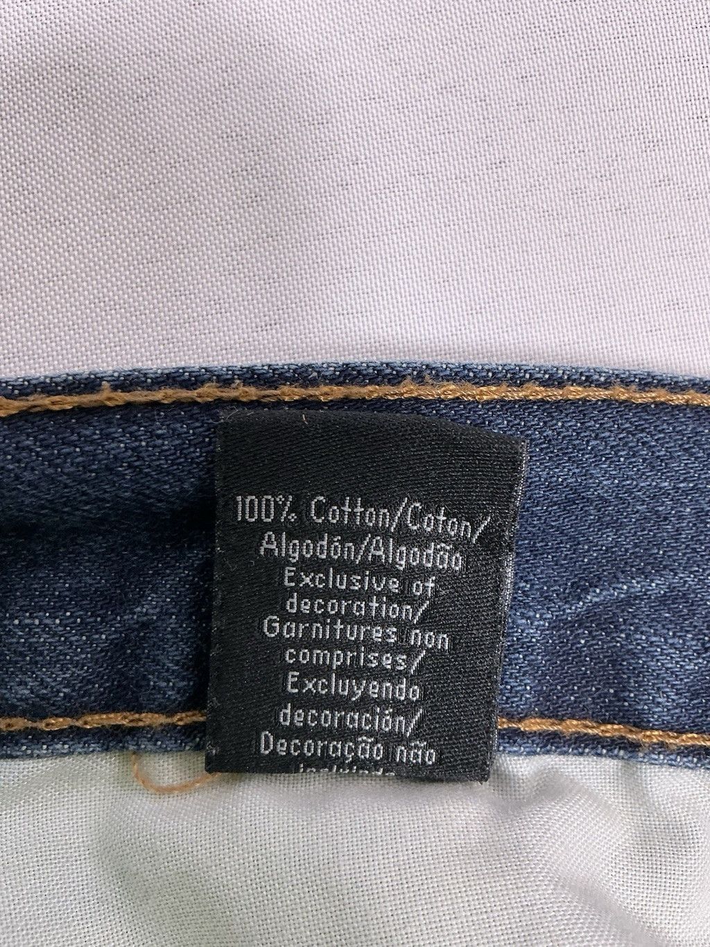 Calvin Klein Men's Calvin Klein Blue Jeans 30 Relaxed Straight Easy Fit Size US 30 / EU 46 - 5 Thumbnail