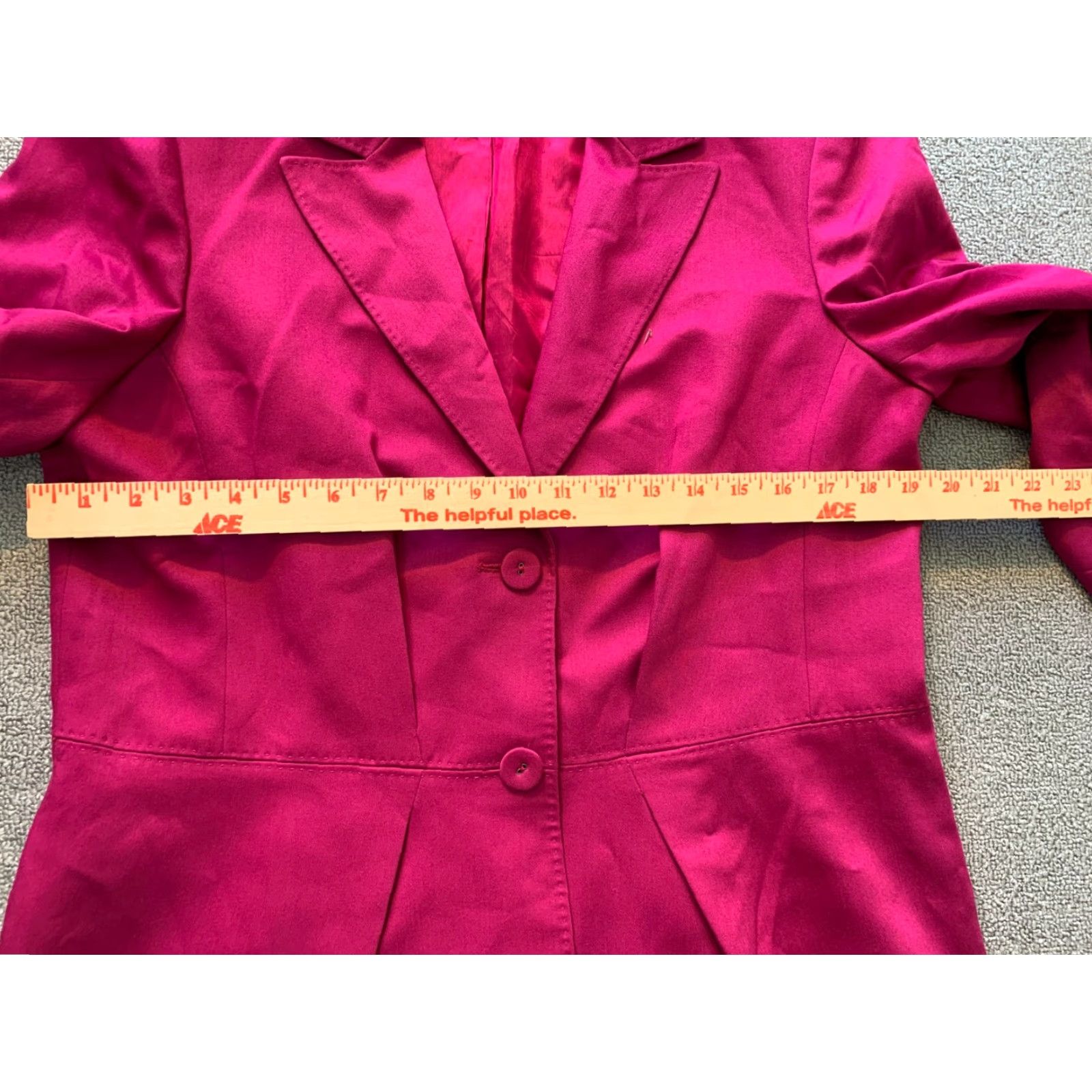 Albert Nipon Albert Nipon Blazer Women's Purple 2 Button Size 14 Wool Blend Lined Casual Vintage: No Size XL / US 12-14 / IT 48-50 - 4 Thumbnail