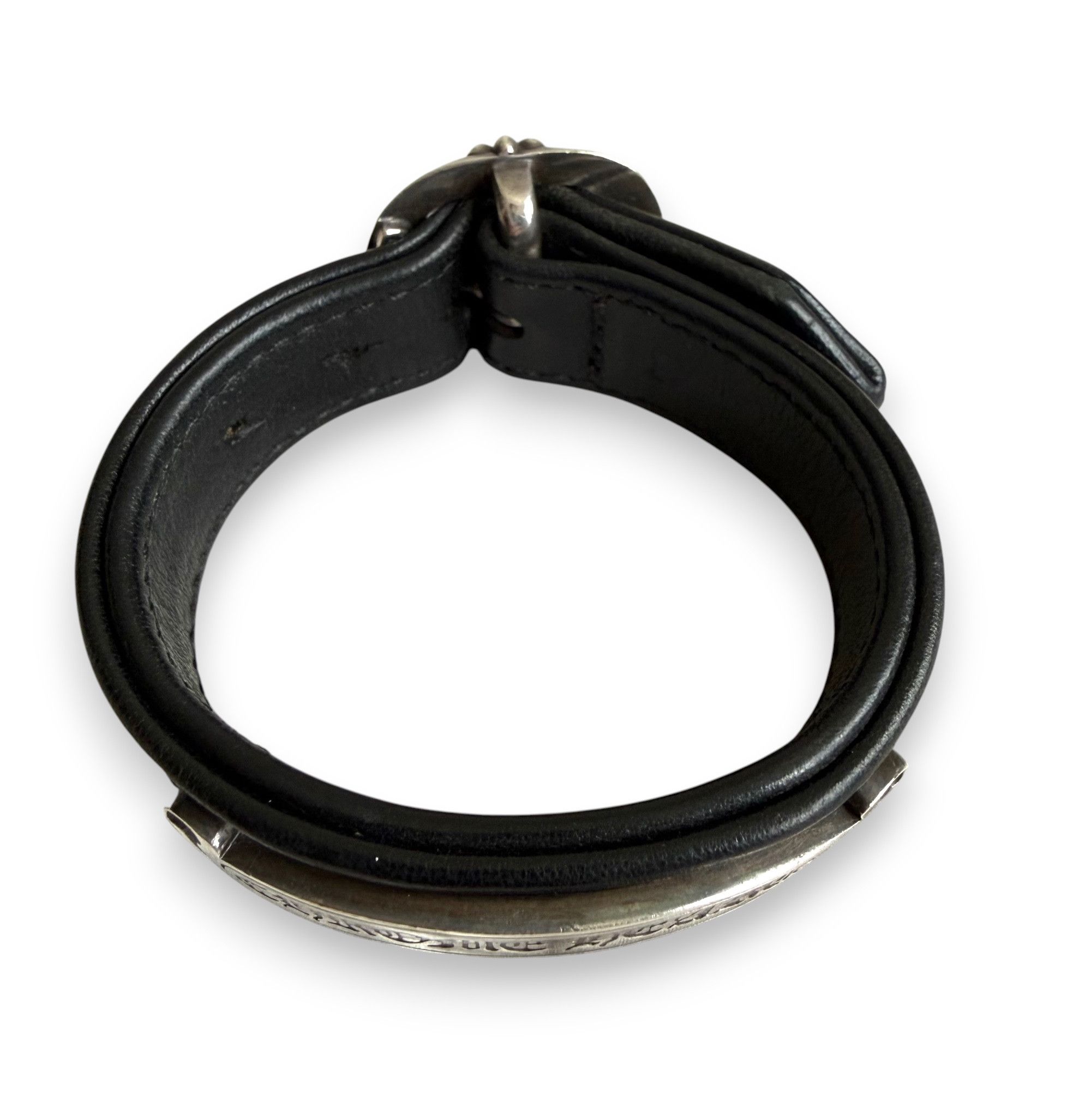 Chrome Hearts Chrome Hearts Gunslinger Scroll Leather Bracelet Size ONE SIZE - 8 Thumbnail
