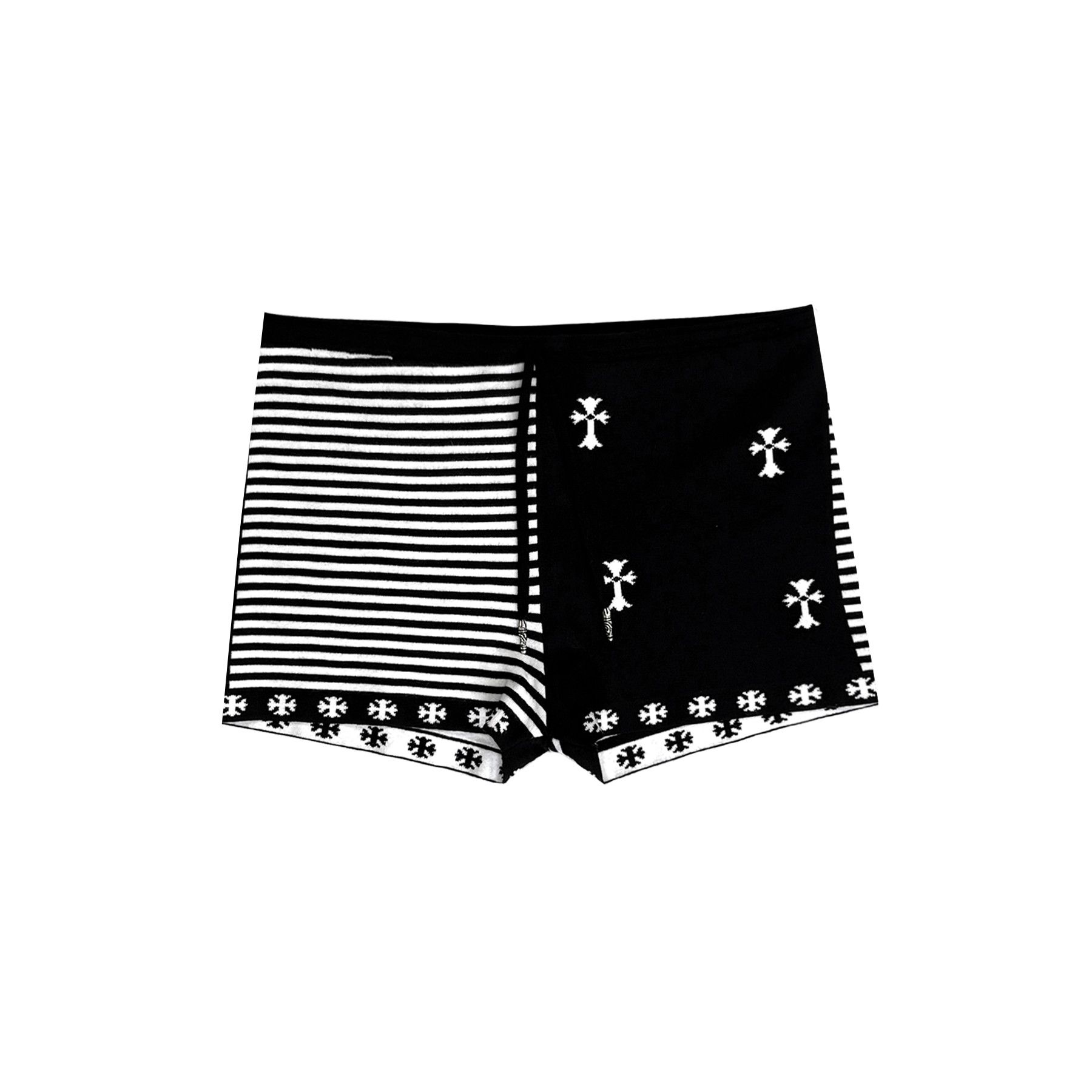 Chrome Hearts Chrome Hearts Striped Cross Stitching Drawstring Shorts Size 29" - 1 Thumbnail