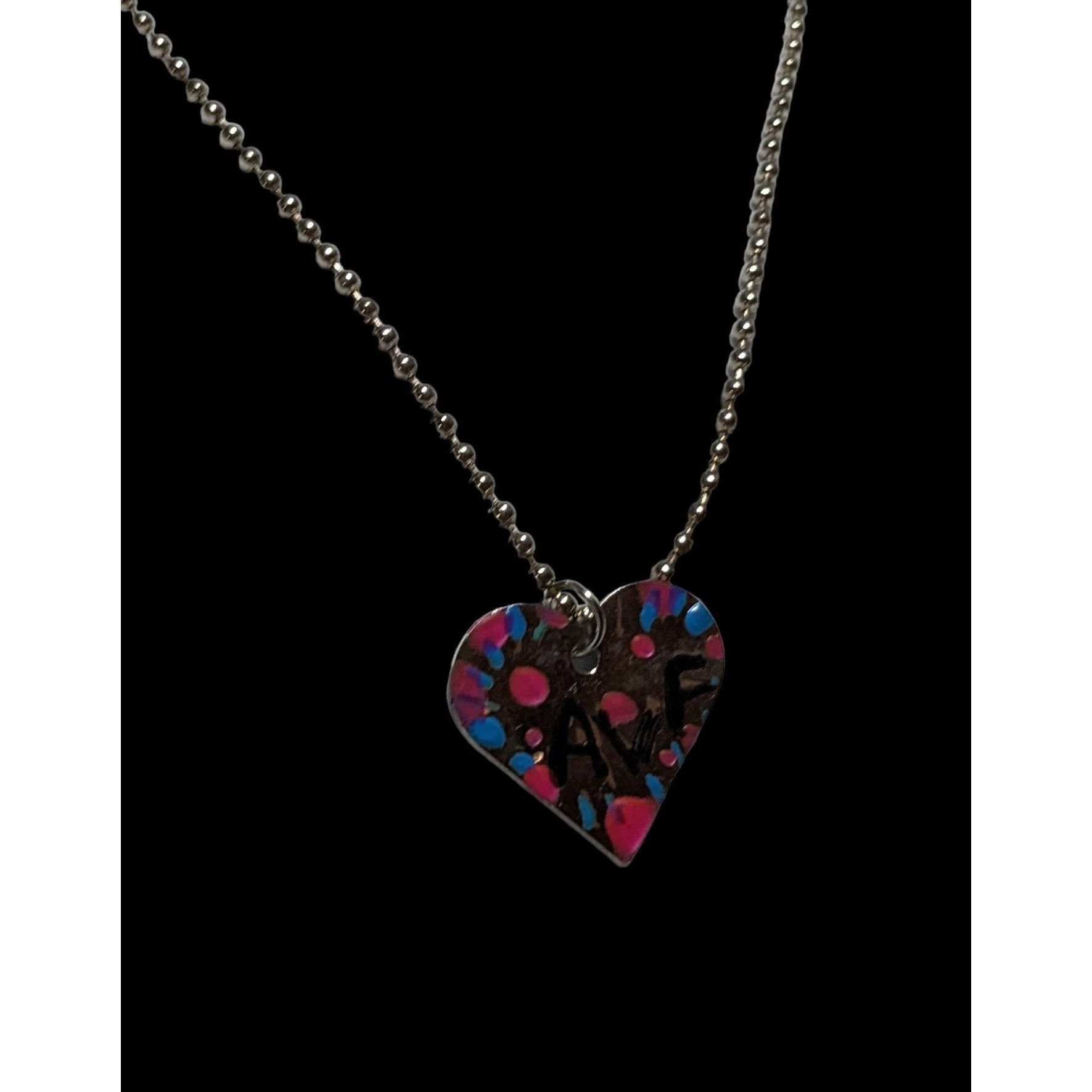 Other Handmade Heart AVF Necklace Size ONE SIZE - 3 Thumbnail