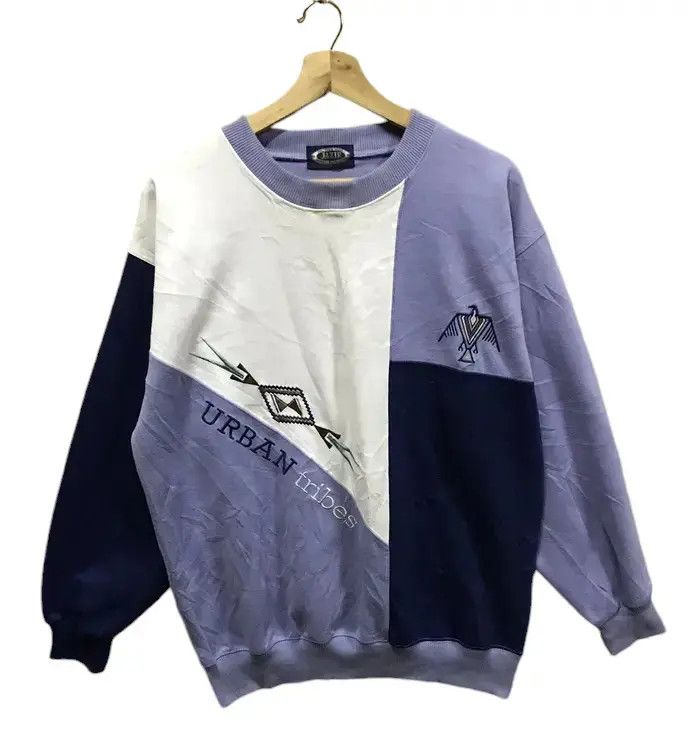 Japanese Brand Vintage Jazir Urban Tribes Sweatshirts Size US L / EU 52-54 / 3 - 1 Thumbnail