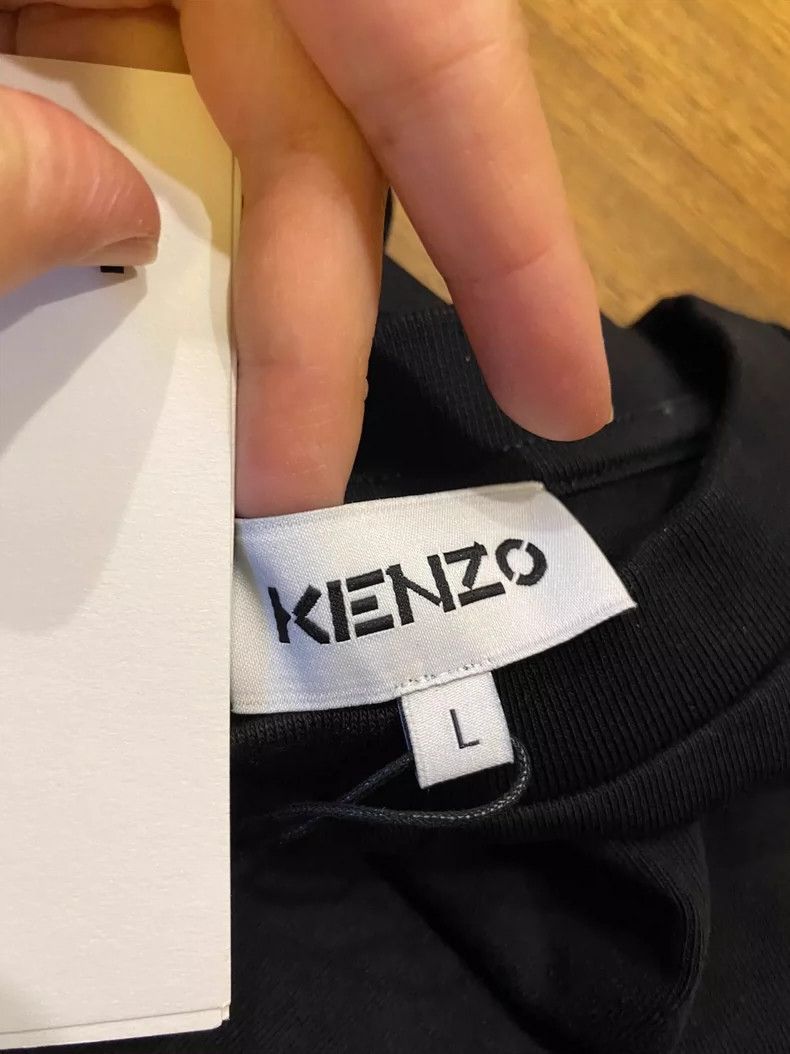 Kenzo KENZO Embroidered tiger head short sleeves Size L / US 10 / IT 46 - 3 Thumbnail