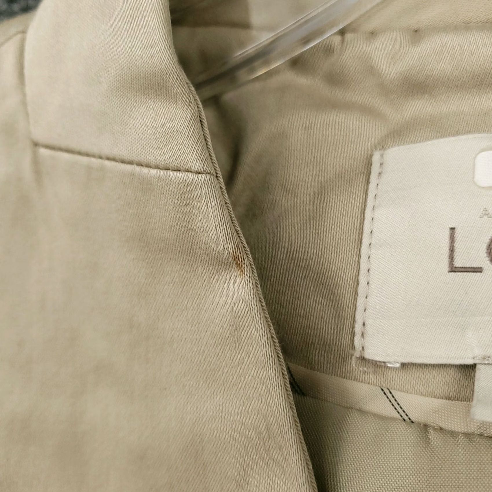 Ann Taylor Ann Taylor Loft Womens Beige Blazer Jacket Long Sleeve Pleated Back Lined Business Casual Size 0 Size XS / US 0-2 / IT 36-38 - 6 Thumbnail