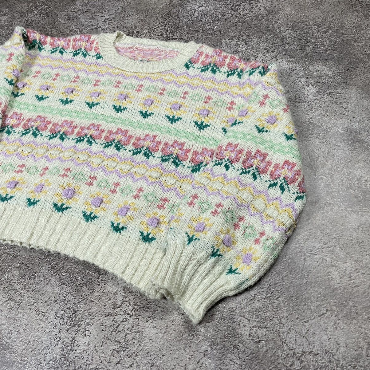 Vintage Vintage 90s Sweater Fuzzy Mohair Knitted Furry S Size US S / EU 44-46 / 1 - 3 Thumbnail