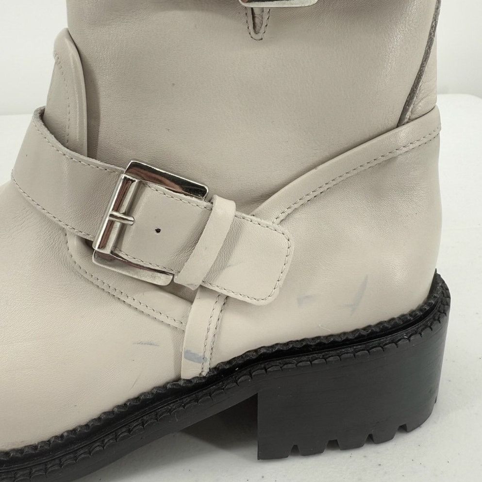 Aquatalia NEW Aquatalia Women's Off-White Omayda Water Repellent Boot Size US 8 / IT 38 - 5 Thumbnail