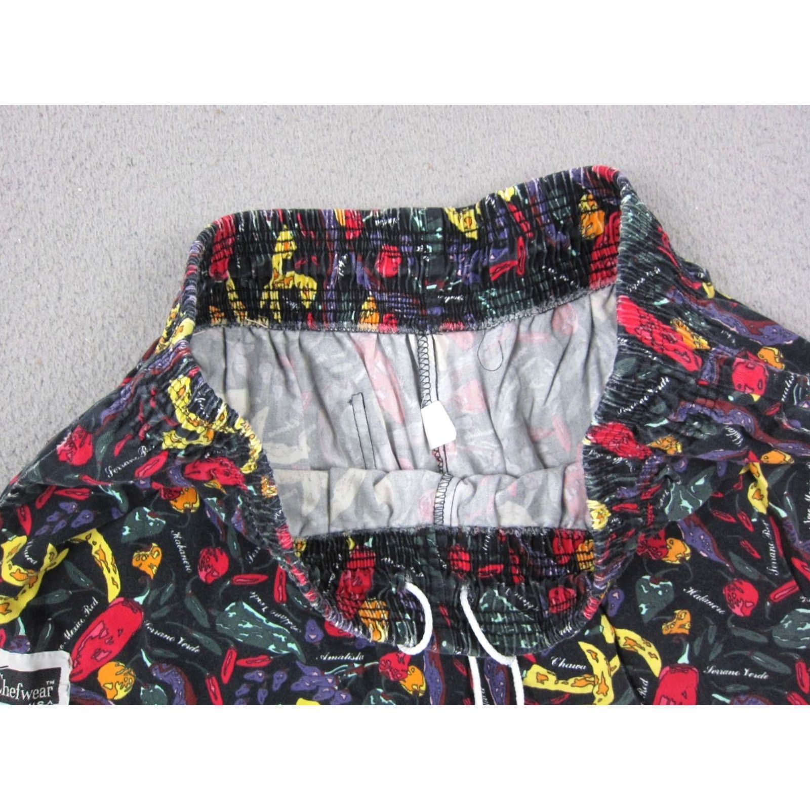 Vintage VINTAGE Chefwear Pants Mens XL Black Chili Pepper Baggy USA Size US 36 / EU 52 - 4 Thumbnail