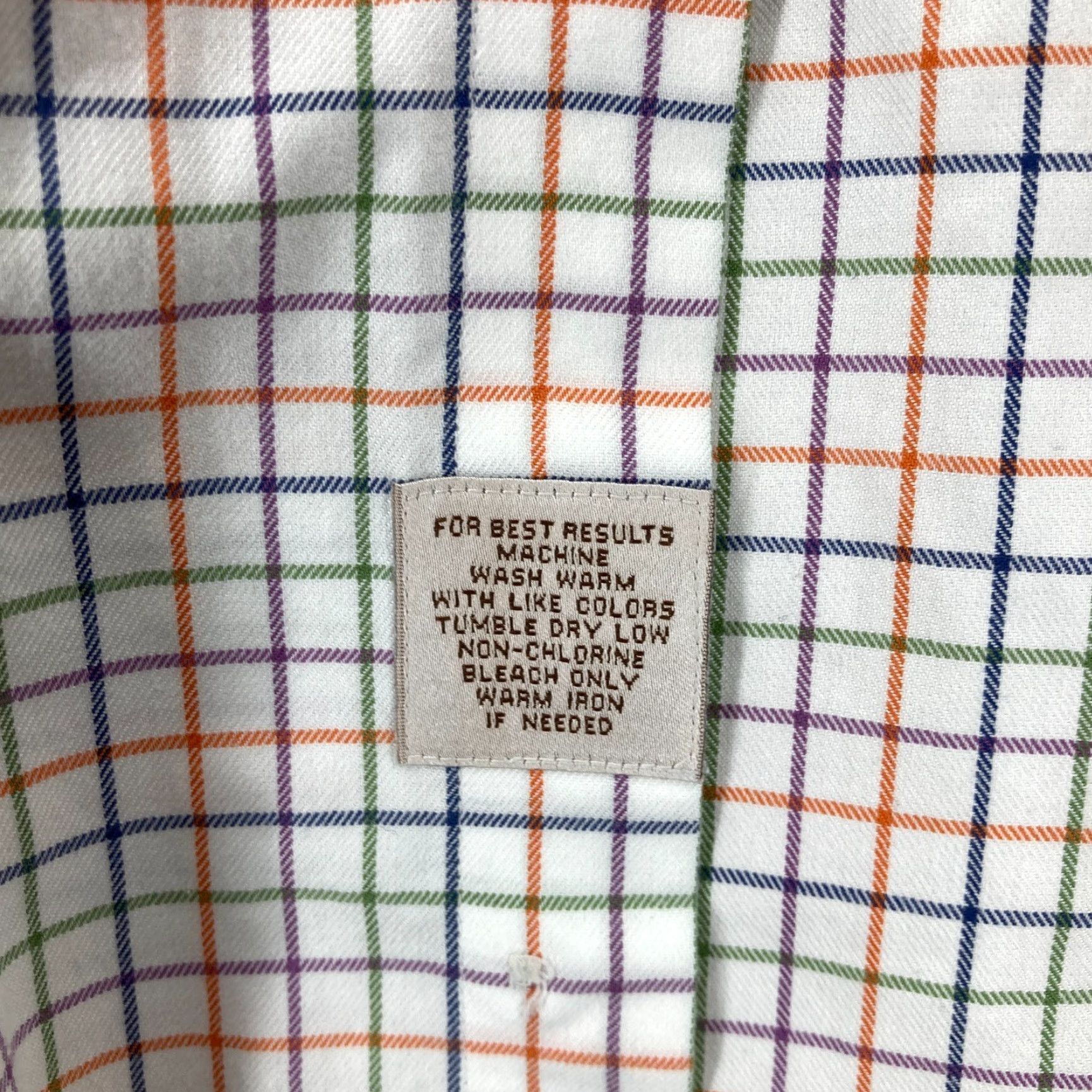 Peter Millar Peter Millar Nanoluxe Dress Shirt Mens L Multicolor Check Button-Down Preppy Shirt Size 42R - 6 Thumbnail