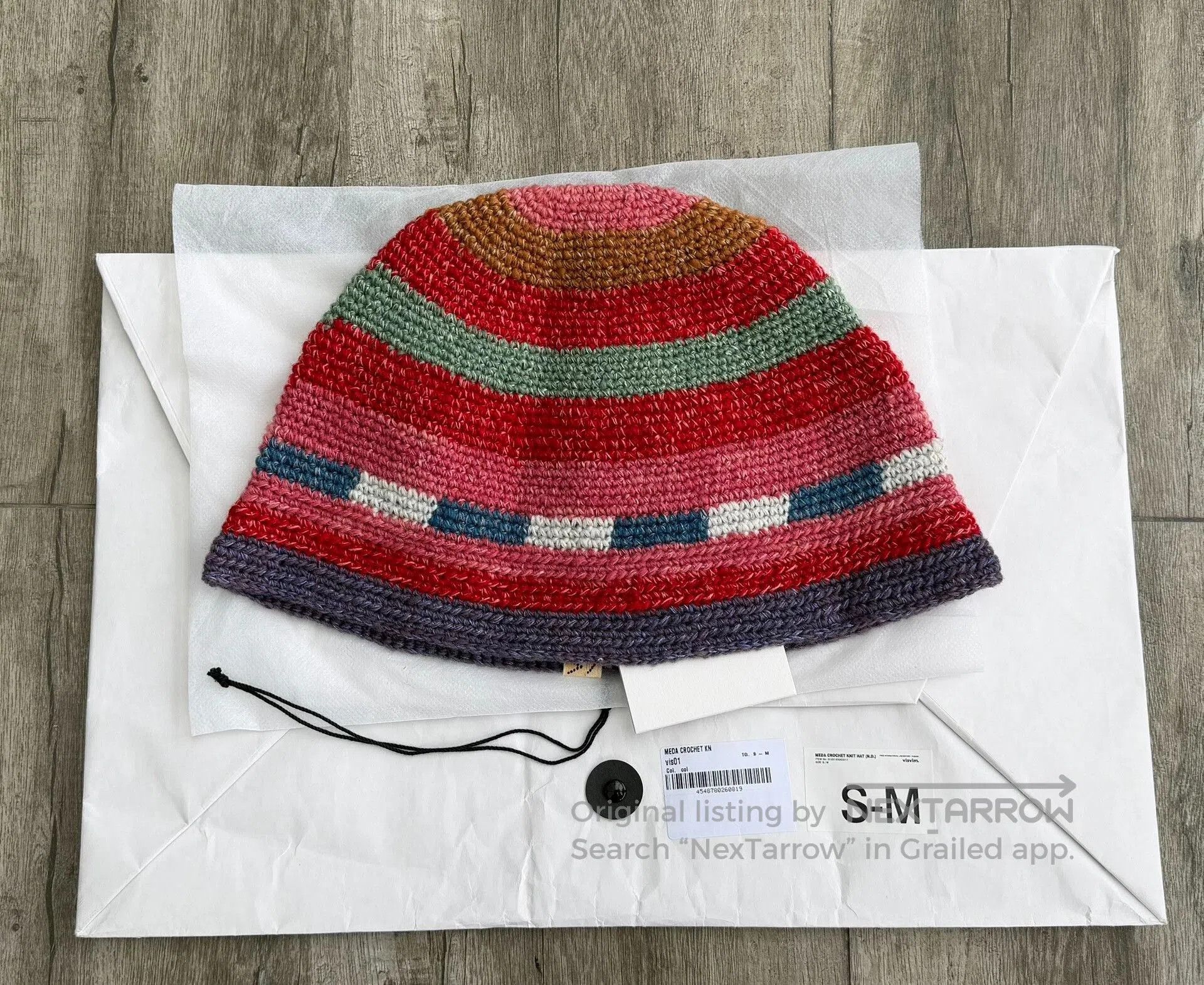 Visvim VISVIM Meda Crochet Knit Hat. Size ONE SIZE - 2 Thumbnail