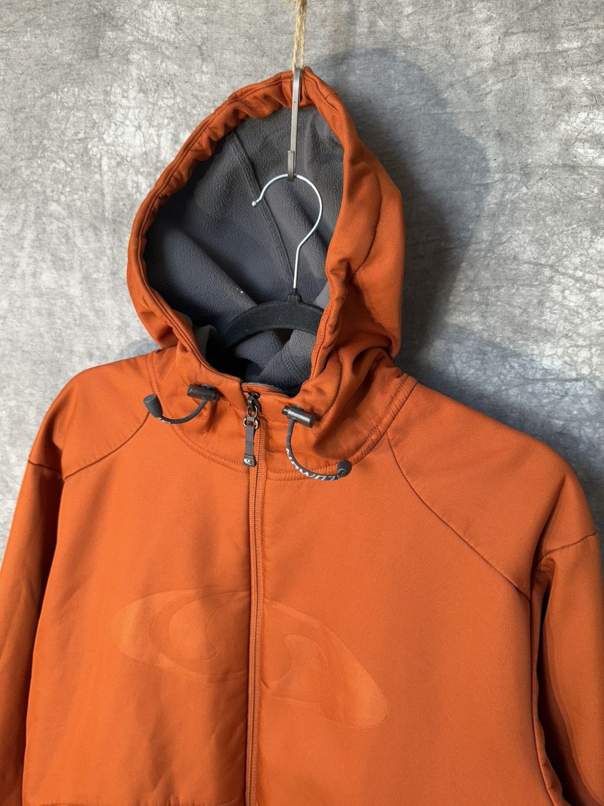 Salomon × Vintage Vintage Salomon Zipper Fleece Jacket SoftShell Orange 🍊 Size US M / EU 48-50 / 2 - 3 Thumbnail