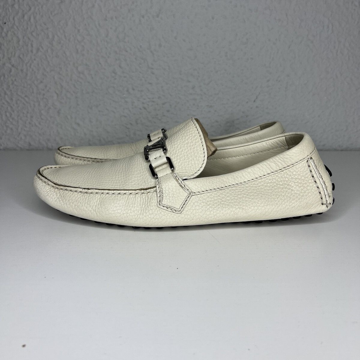 Designer × Louis Vuitton Louis Vuitton Hockenheim Moccasin Loafers Leather Shoes 9 LV Size US 9 / EU 42 - 6 Thumbnail