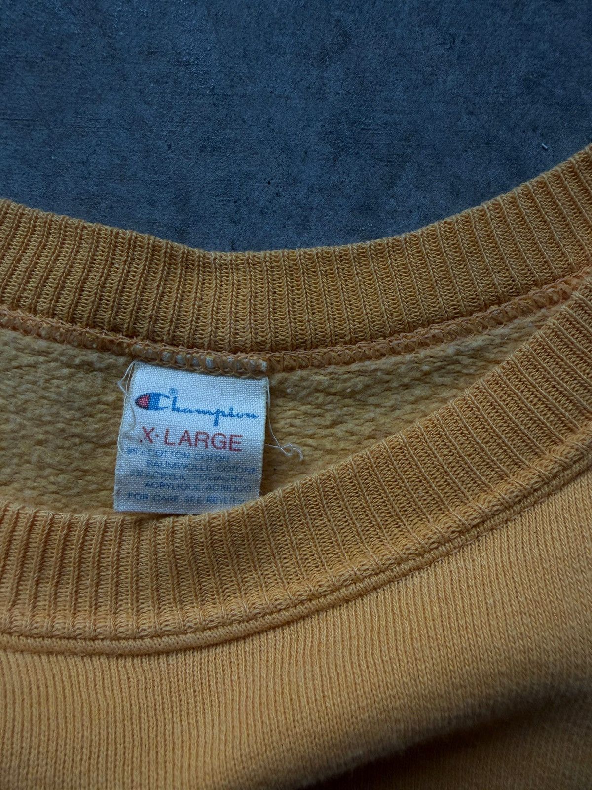 Champion Vintage USA Champion Yellow Crewneck Size US XL / EU 56 / 4 - 3 Thumbnail