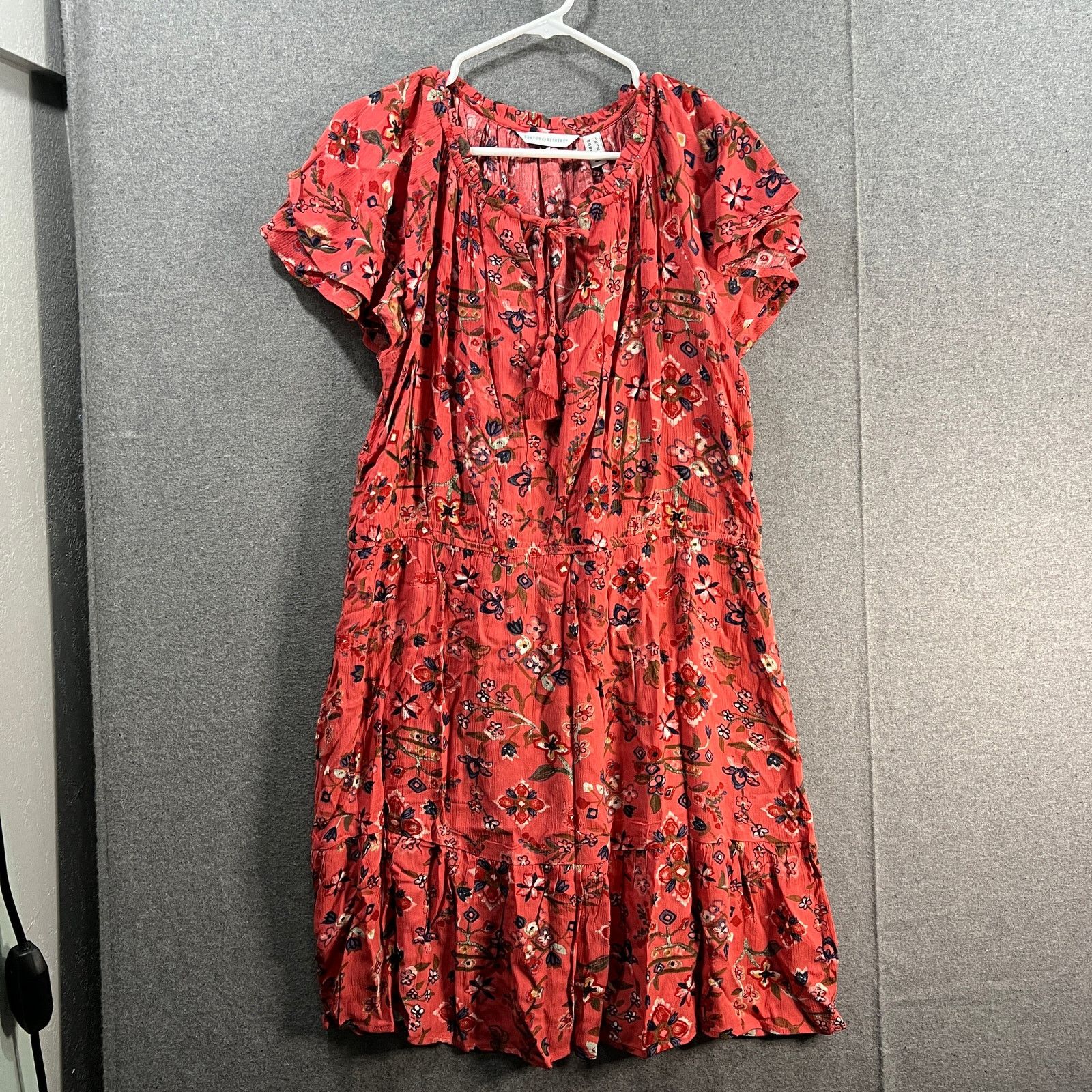 Other Canyon Retreat Regular Flutter Sleeve Dress Size L / US 10 / IT 46 - 1 Thumbnail