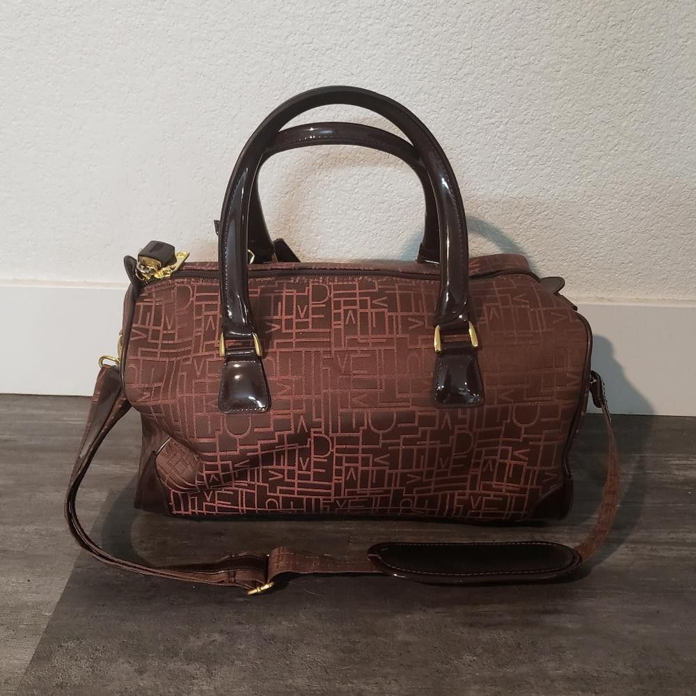 Diane von Furstenberg Chocolate | DVF | Signature Logo Duffle Size ONE SIZE - 2 Thumbnail