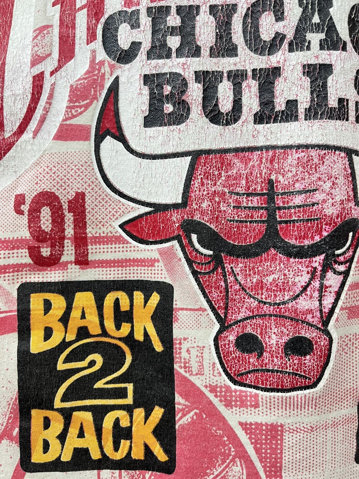 NBA Chicago Bulls 1992 NBA Championship Michael Jordan Tee Size US XL / EU 56 / 4 - 6 Thumbnail