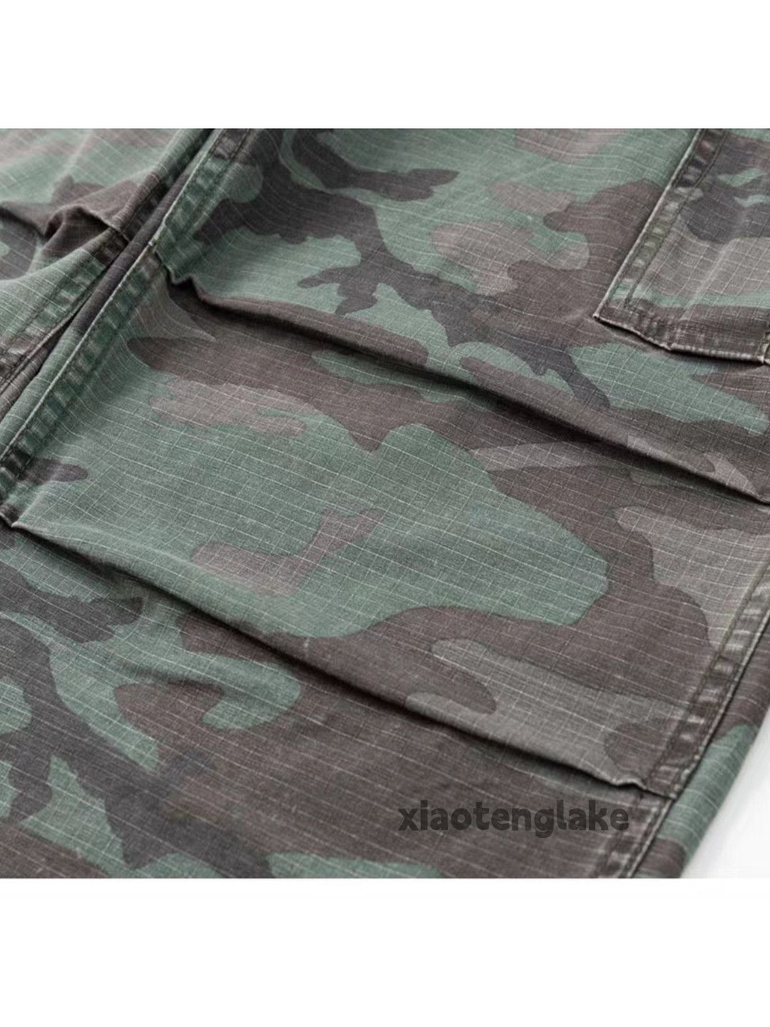 Designer × Japanese Brand × Vintage utility washed faded military outdoor cargo pants Size US 34 / EU 50 - 9 Thumbnail