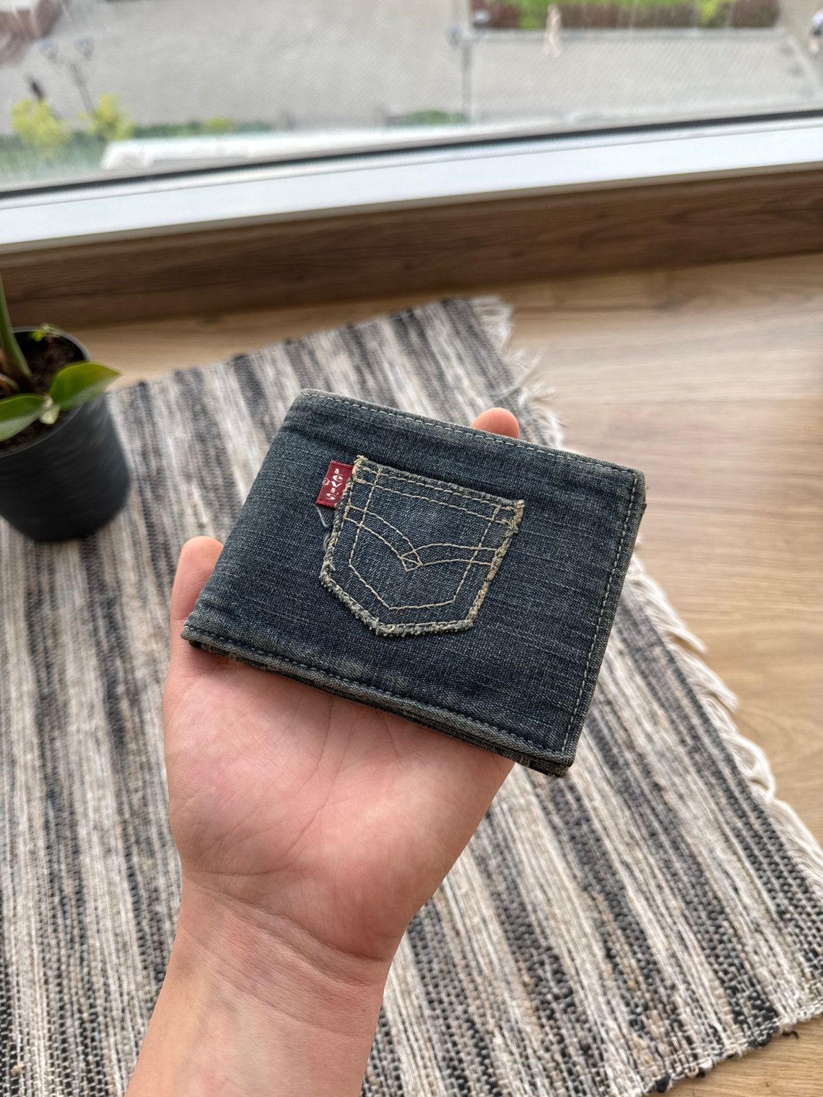 Levi's × Vintage Vintage Levis Red Tab Accessories 90s RARE denim Wallet Size ONE SIZE - 1 Thumbnail