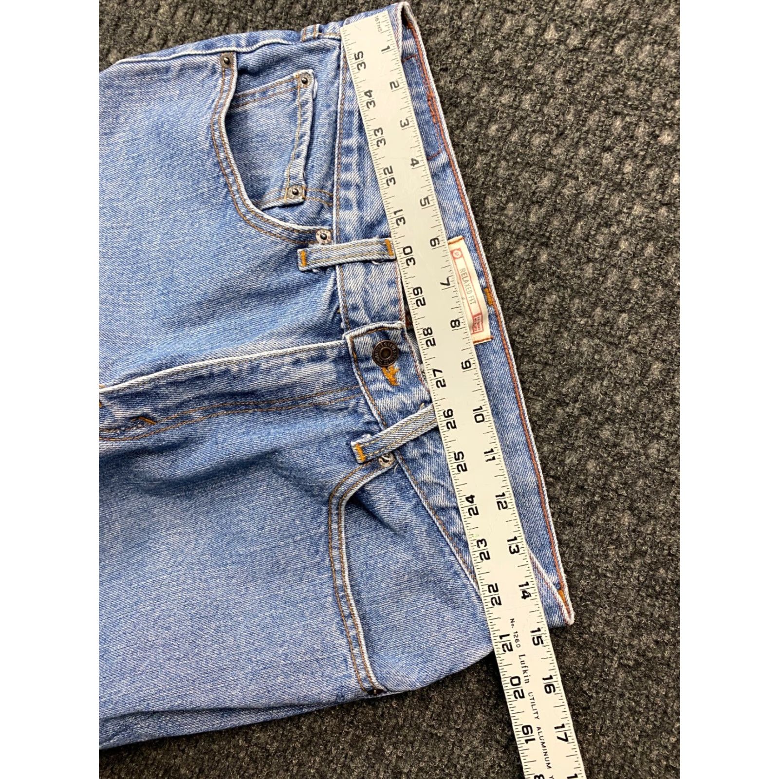 Levi's VINTAGE Levi’s SIGNATURE Jeans Regular Bootcut 32 x 29 Men Blue Cotton Denim 90s Grunge Skater Distressed Pocket 5-Pocket Hemmed 29” Black? Size US 32 / EU 48 - 5 Thumbnail