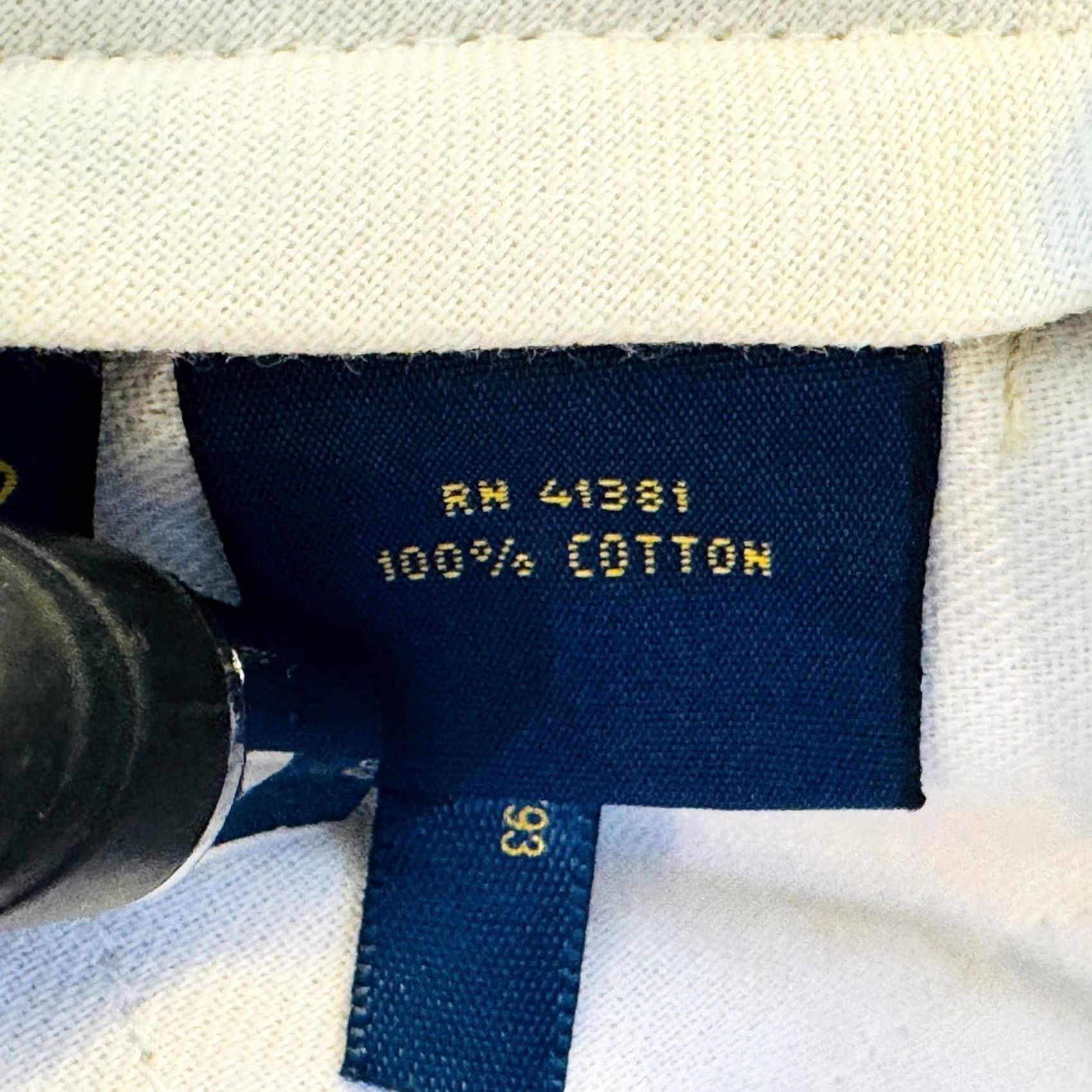 Polo Ralph Lauren Polo Ralph Lauren Khakis Mens 32x32 Beige Cotton Flat Front Chino Pants Size US XS / EU 42 / 0 - 6 Thumbnail