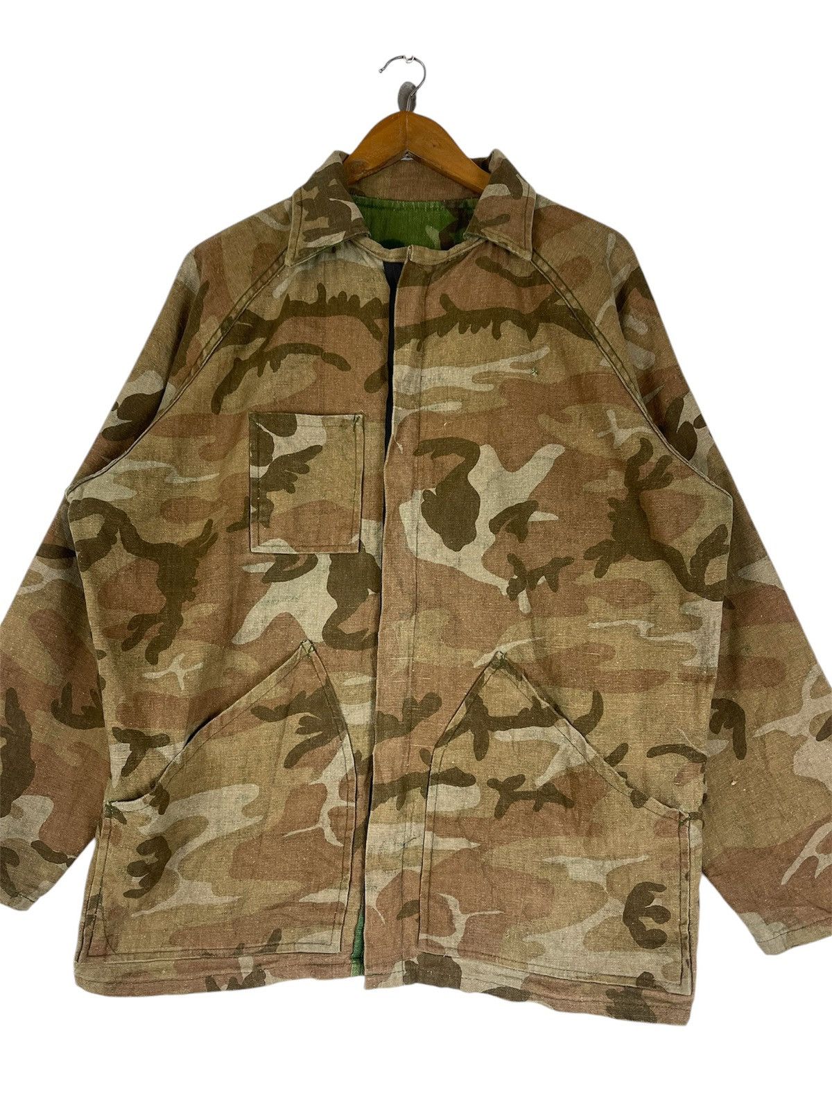 Vintage U.S ARMY REVERSIBLE MILITARY JACKET Size US XL / EU 56 / 4 - 12 Thumbnail