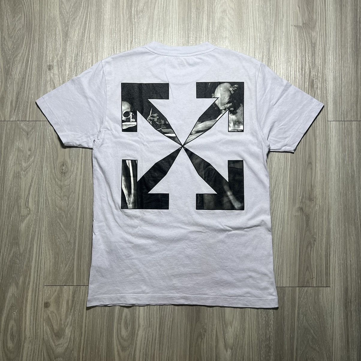 Off-White Off-White Caravaggio Arrow Tee Size US S / EU 44-46 / 1 - 1 Thumbnail