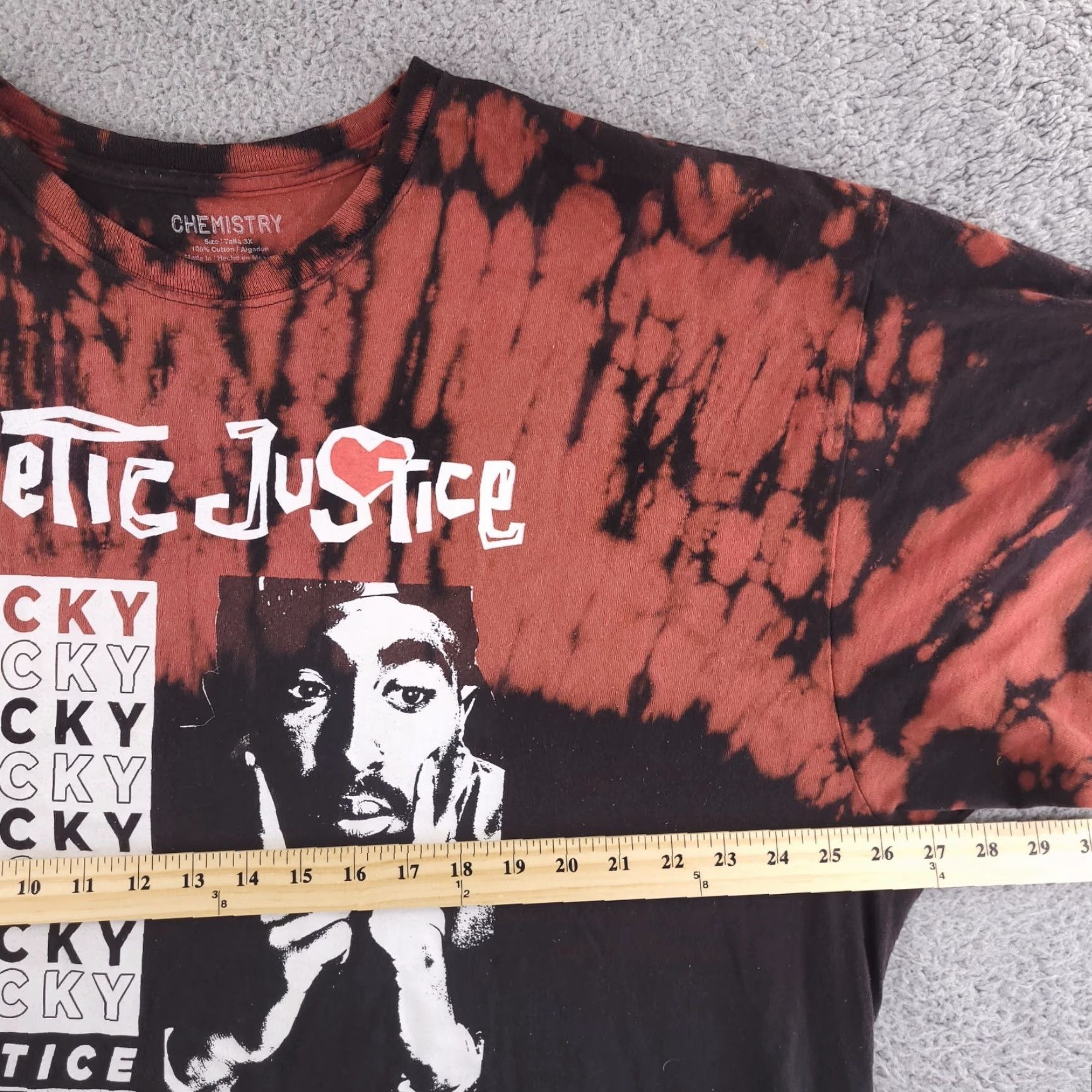 Vintage Chemistry Tupac Shirt Mens 3XL Black Short Sleeve Crew T-Shirt Size US XXL / EU 58 / 5 - 5 Thumbnail
