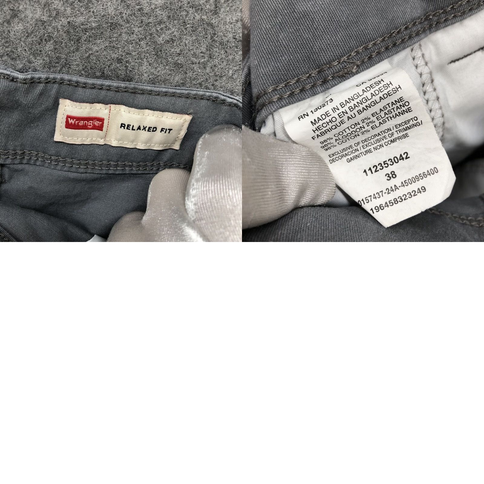 Wrangler Wrangler Cargo Shorts Mens 38 Gray Khaki Relaxed Fit Canvas Cotton Blend Cargo Pockets Outdoor Workwear 9 In Inseam Mens Size US 38 / EU 54 - 8 Thumbnail